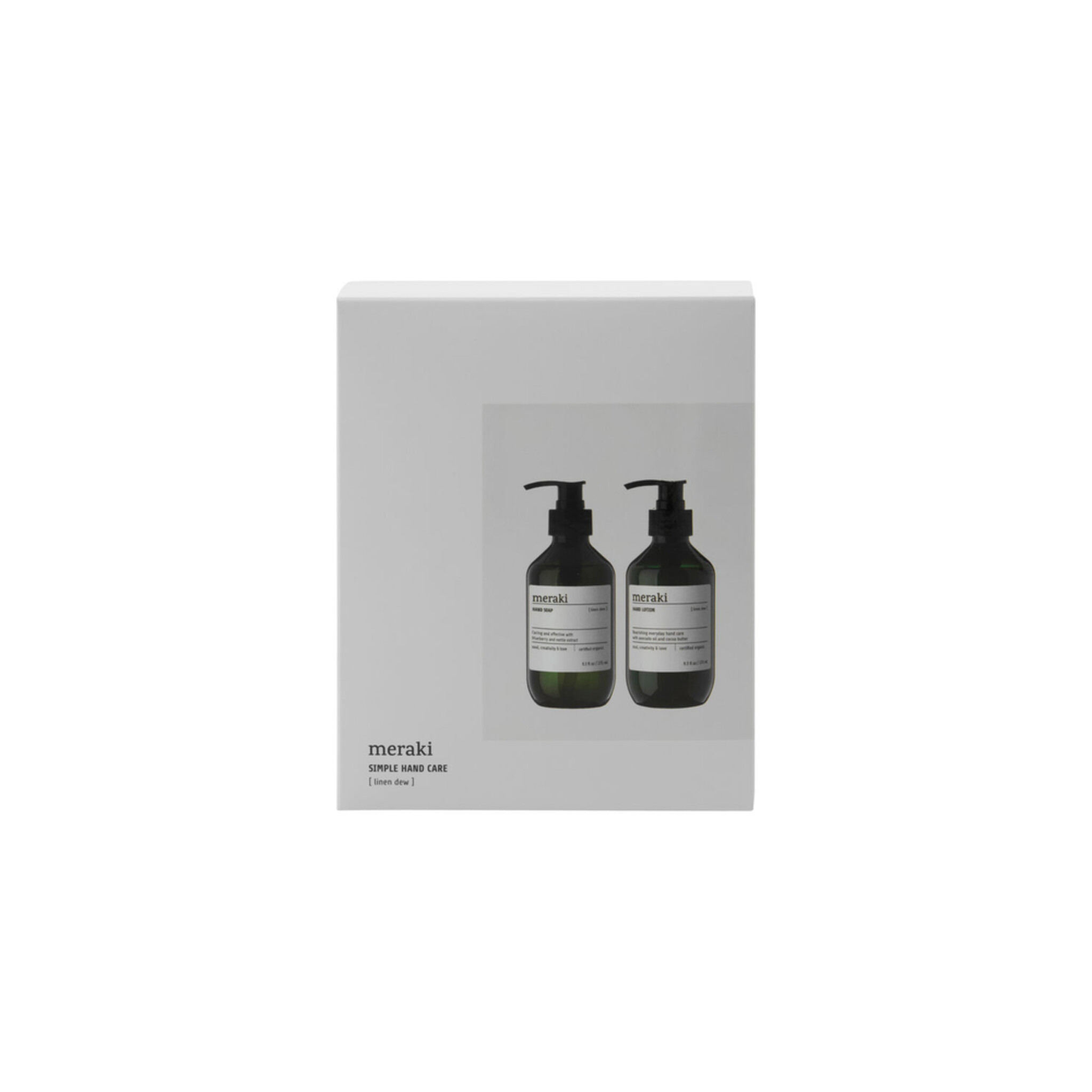 Meraki Geschenkbox Linen Dew Handpflege-Set,  275 + 275 ml