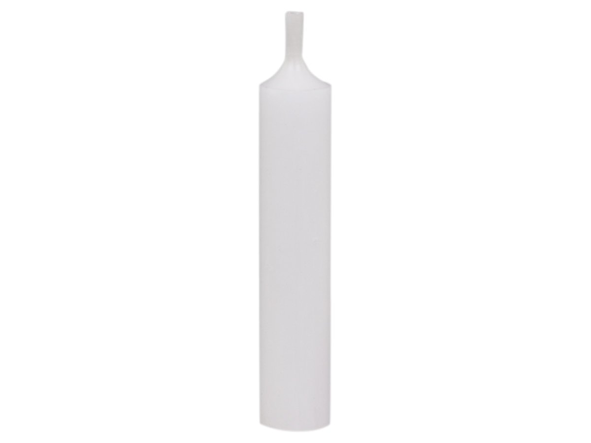 Chic Antique Mini Stabkerze 11 cm | Ø 2 cm, weiss 