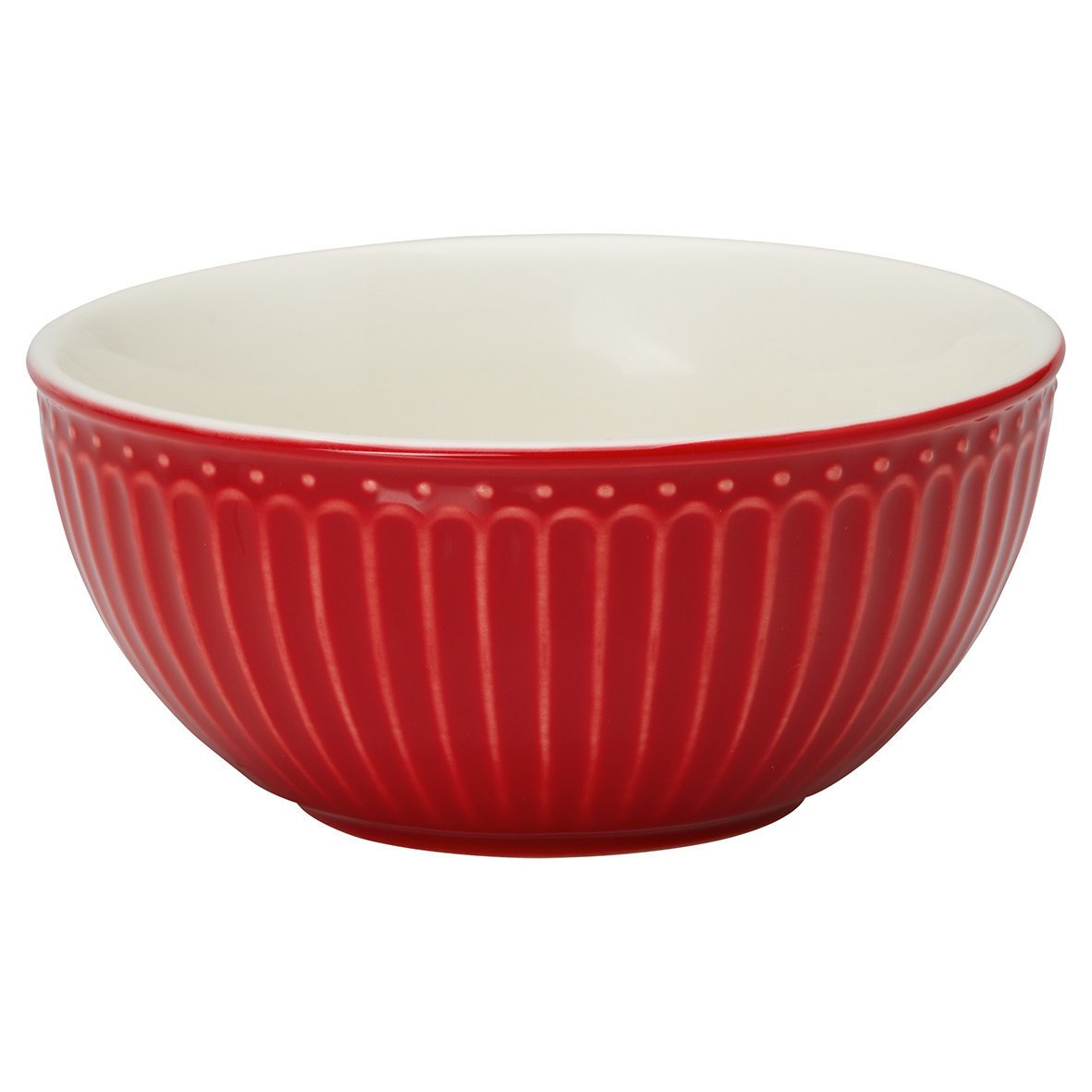 GreenGate Müsli Schale Alice, red 