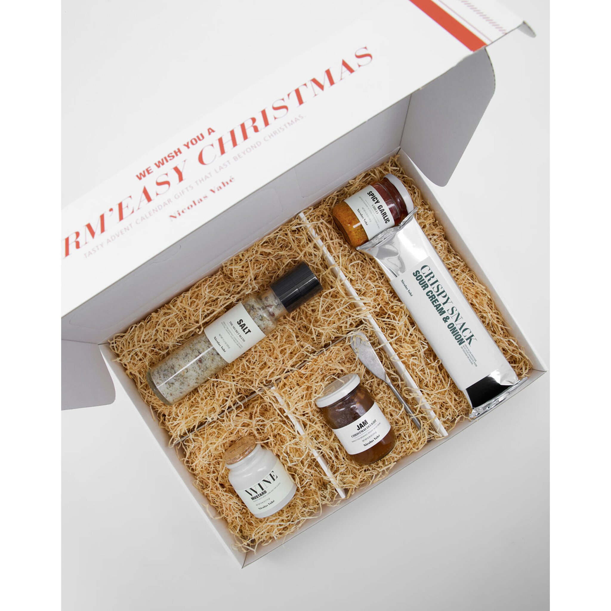 Nicolas Vahé Advents-Geschenkbox Gourmet, weiss 