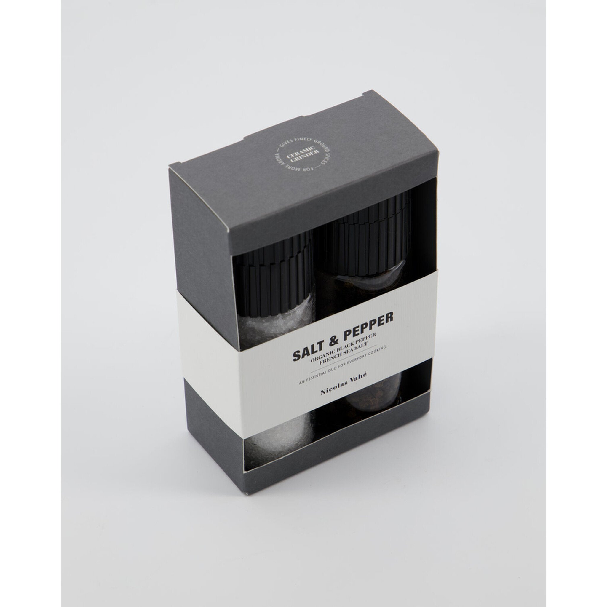 Nicolas Vahé Geschenkbox Bio-Meersalz & Schwarzer Pfeffer, schwarz 