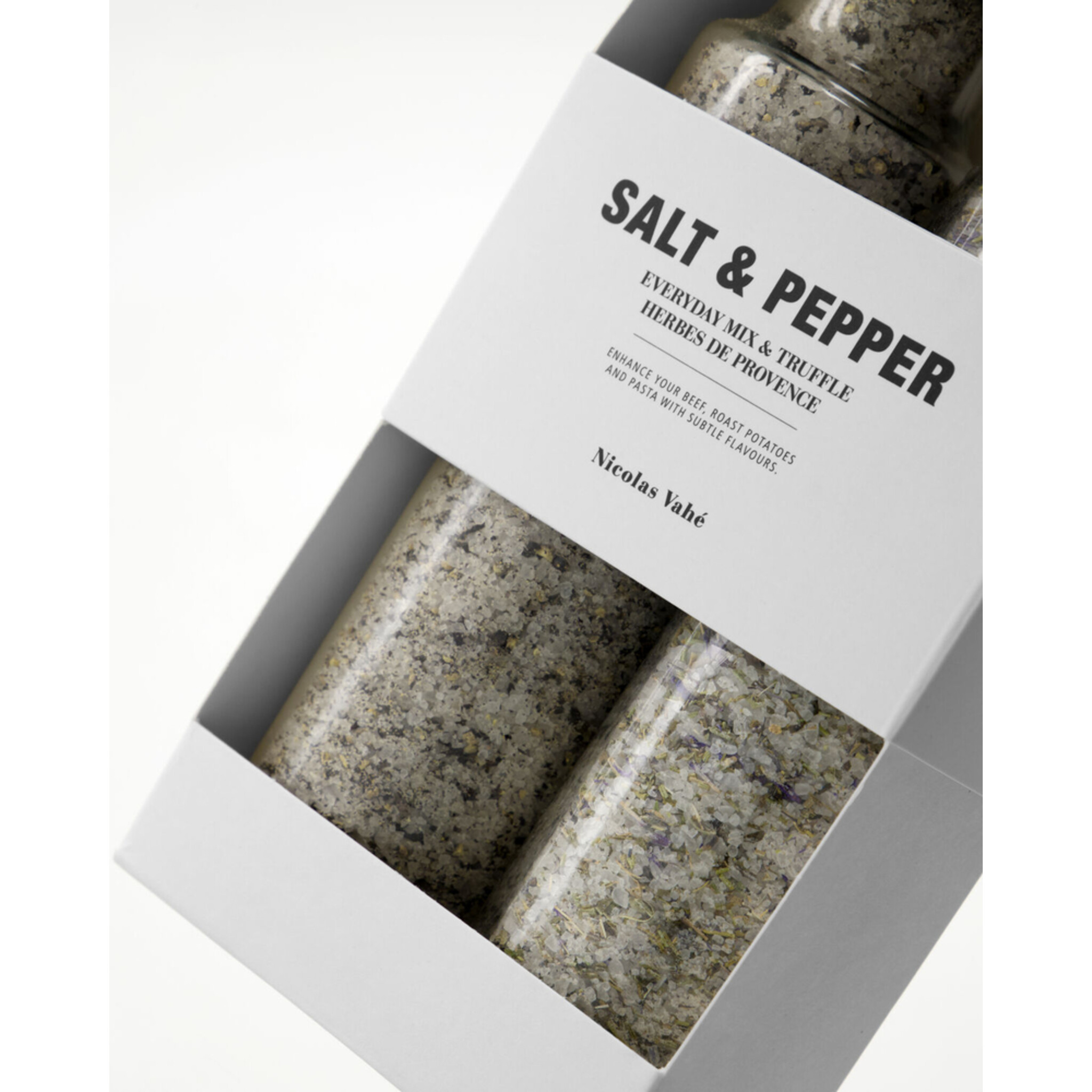 Nicolas Vahé Geschenkbox Salz Everyday & Trüffel mit Kräutern der Provence,  300 g, 270 g