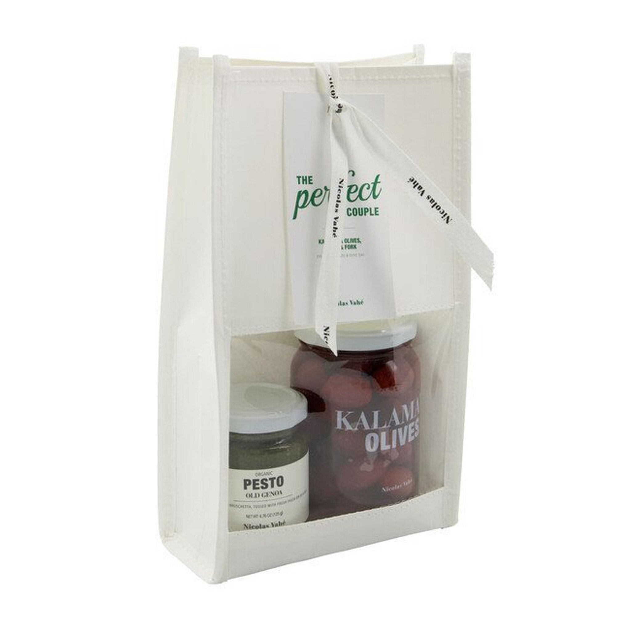 Nicolas Vahé Geschenkset The Perfect Couple – Bio-Pesto & Kalamata-Oliven,  370 + 135 g