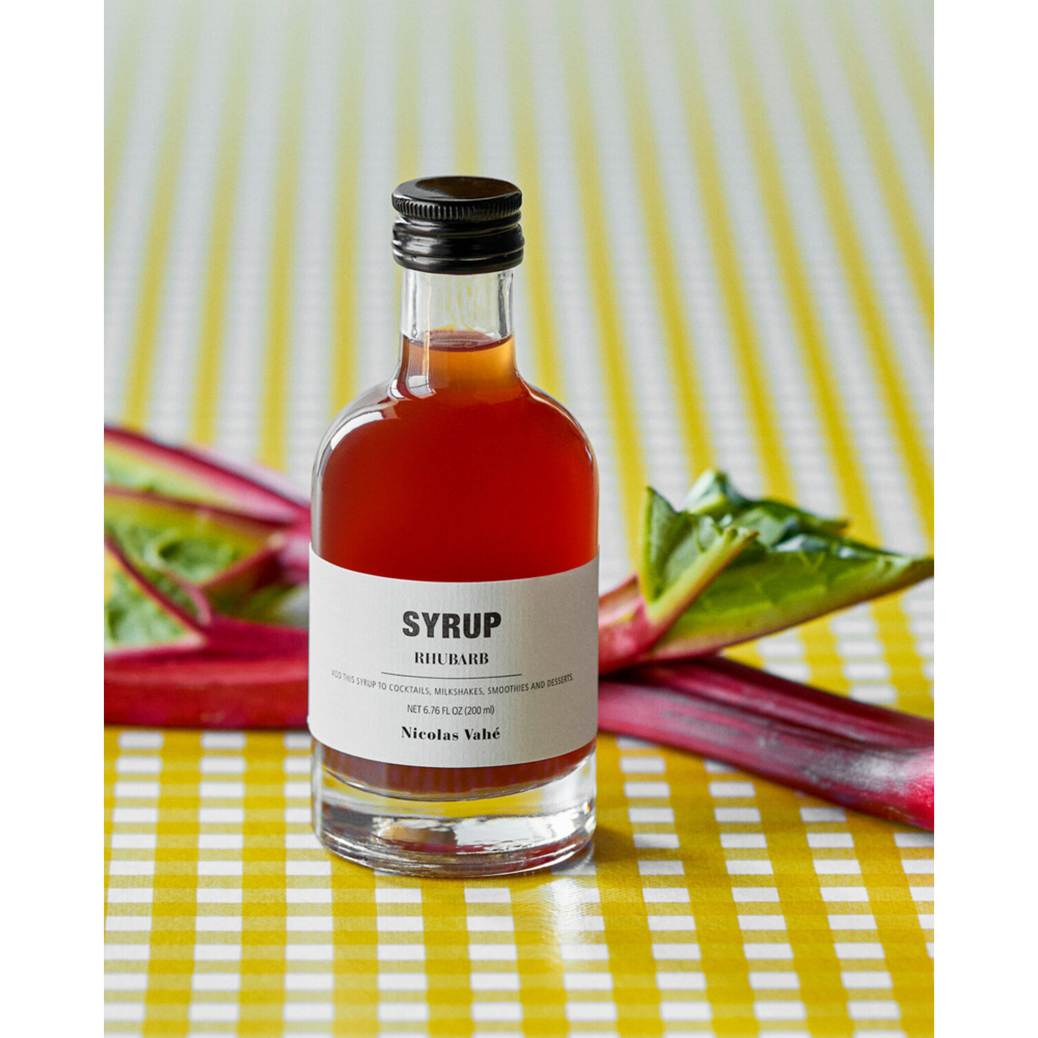 Nicolas Vahé Rhabarber-Sirup,  Ø 6 cm, H 15 cm, 200 ml