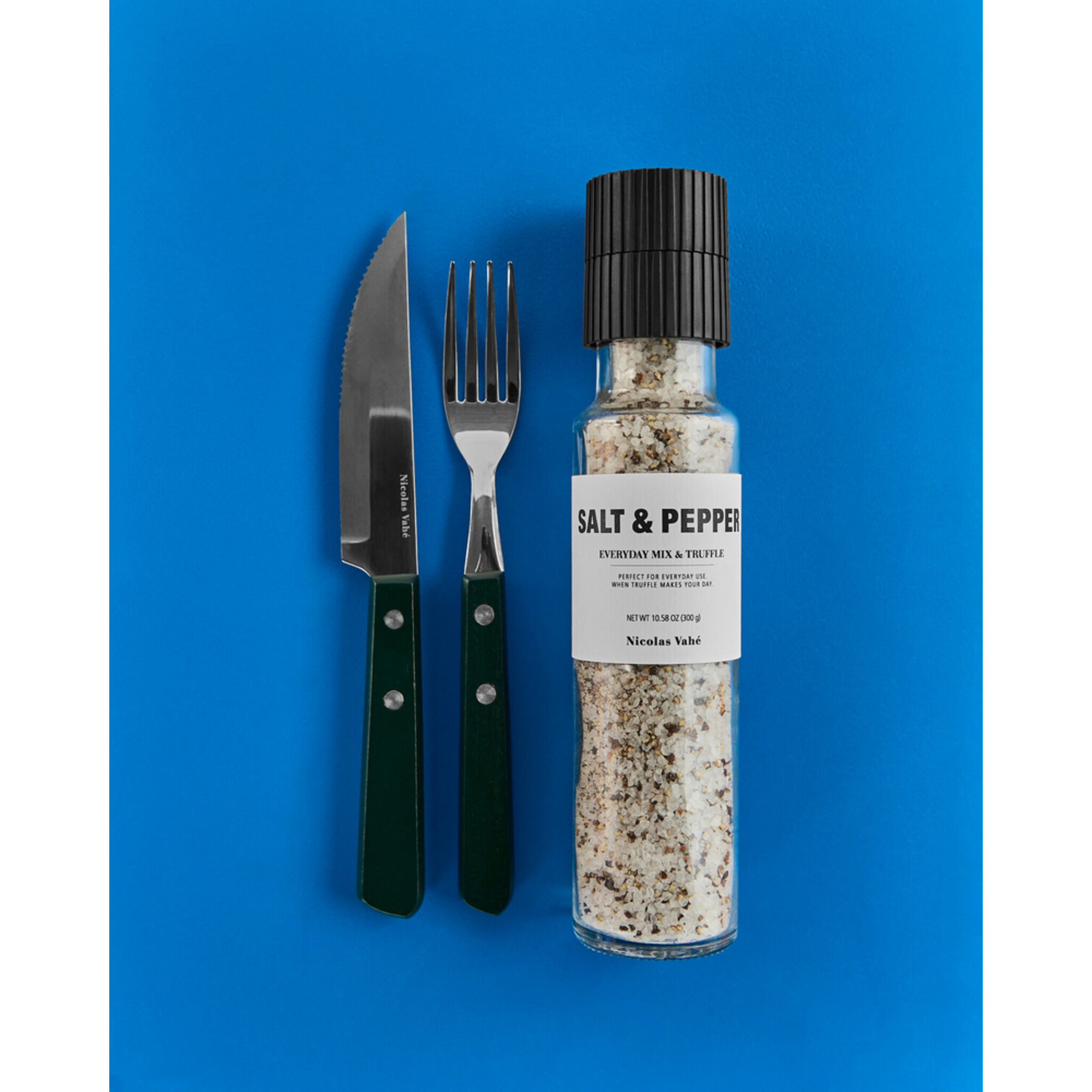 Nicolas Vahé Salz- und Pfeffermischung Everyday Mix mit Trüffel 300g,  Ø 5 cm, H 23 cm, 300 g