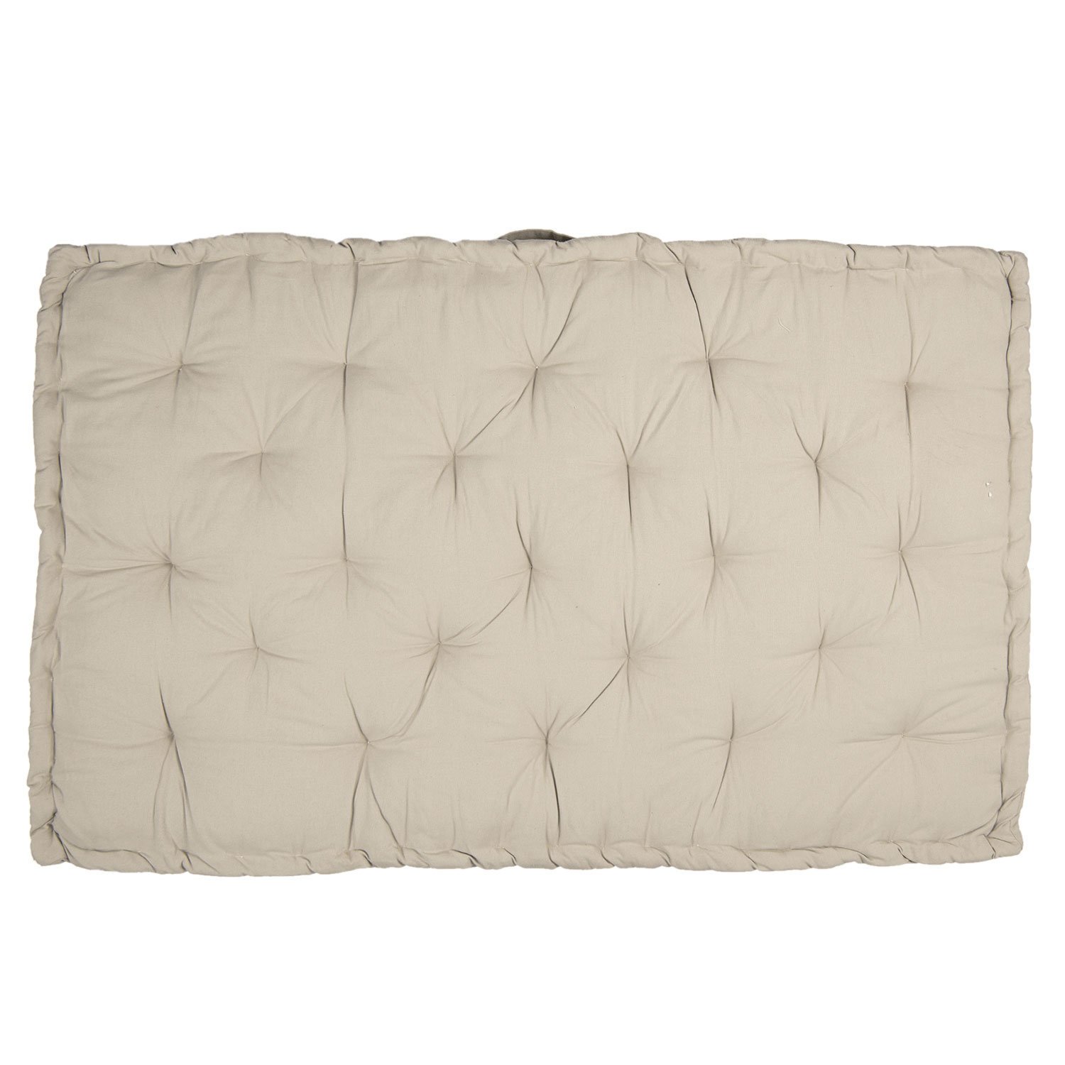 Palettenkissen mit Schaumstoff gesteppt, beige 