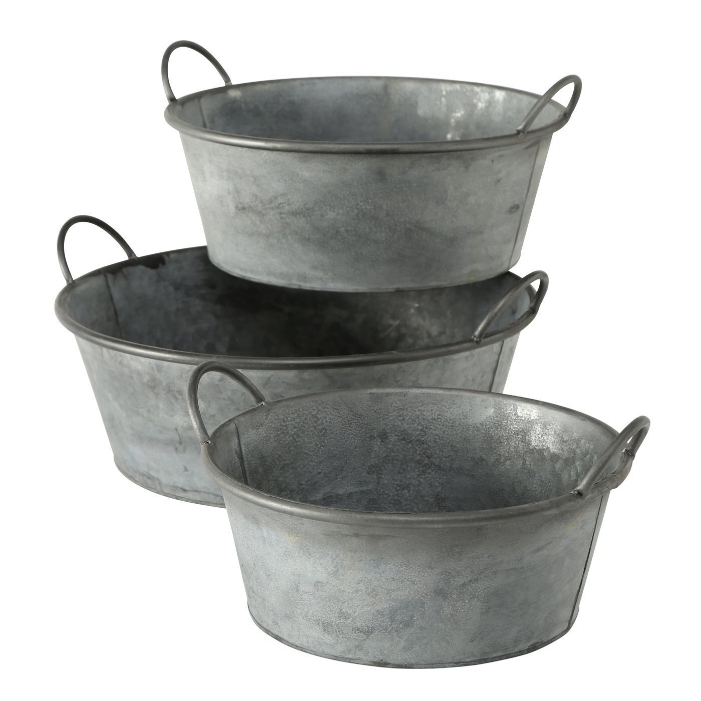 Pflanztöpfe Jackson 3er, grau 