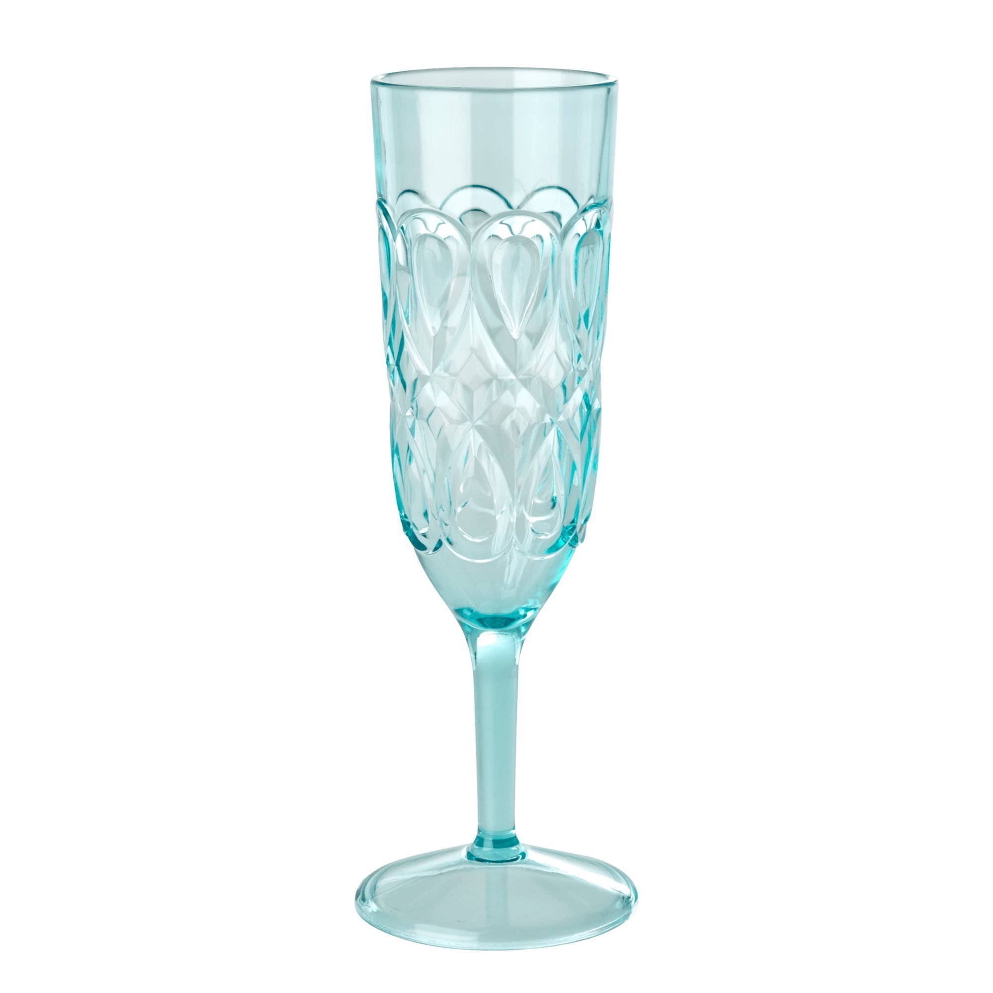 RICE Acryl Champagner Glass, mint 