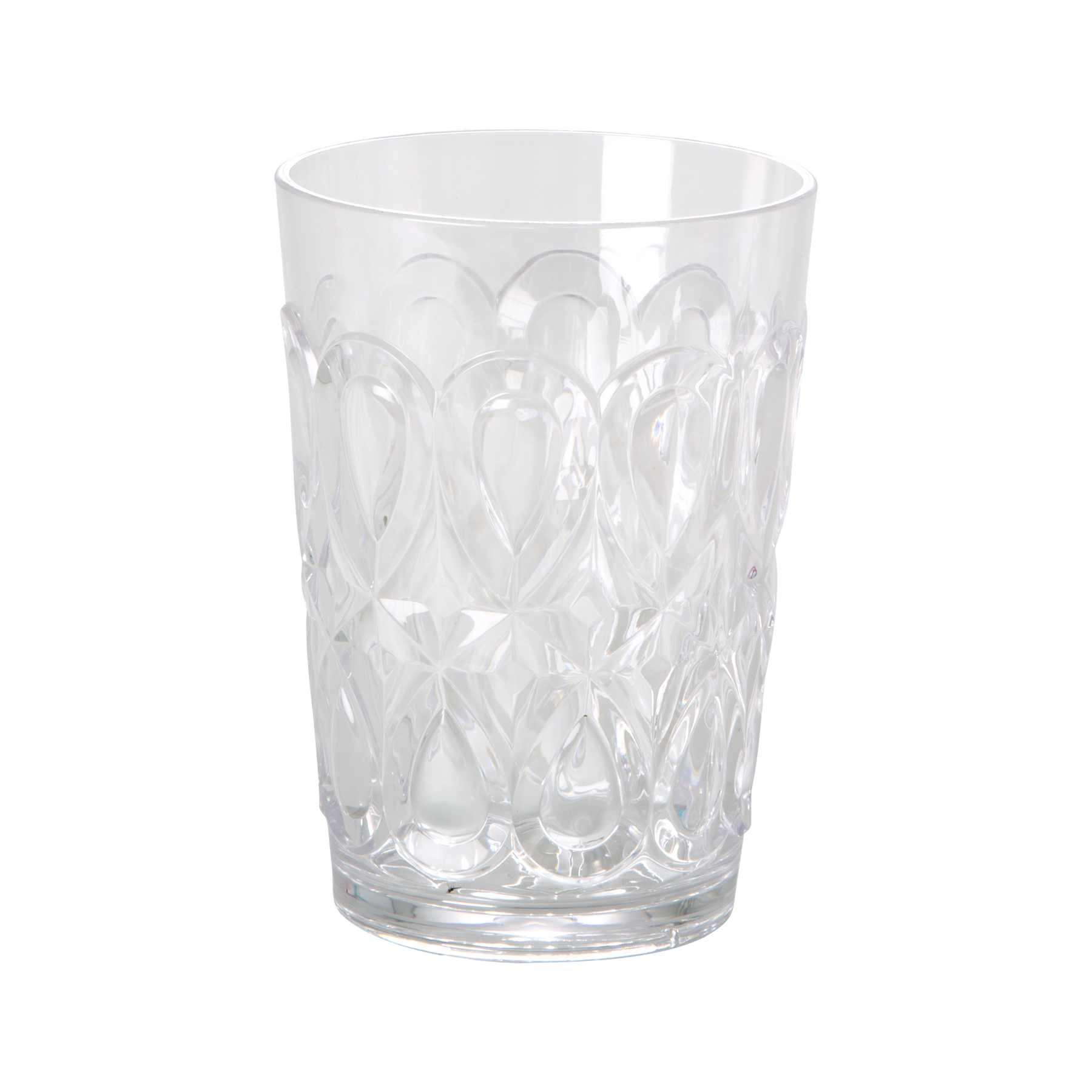 Acryl Trinkglas Swirl, klar Ø 9 cm, H:12,5 cm, 496 ml