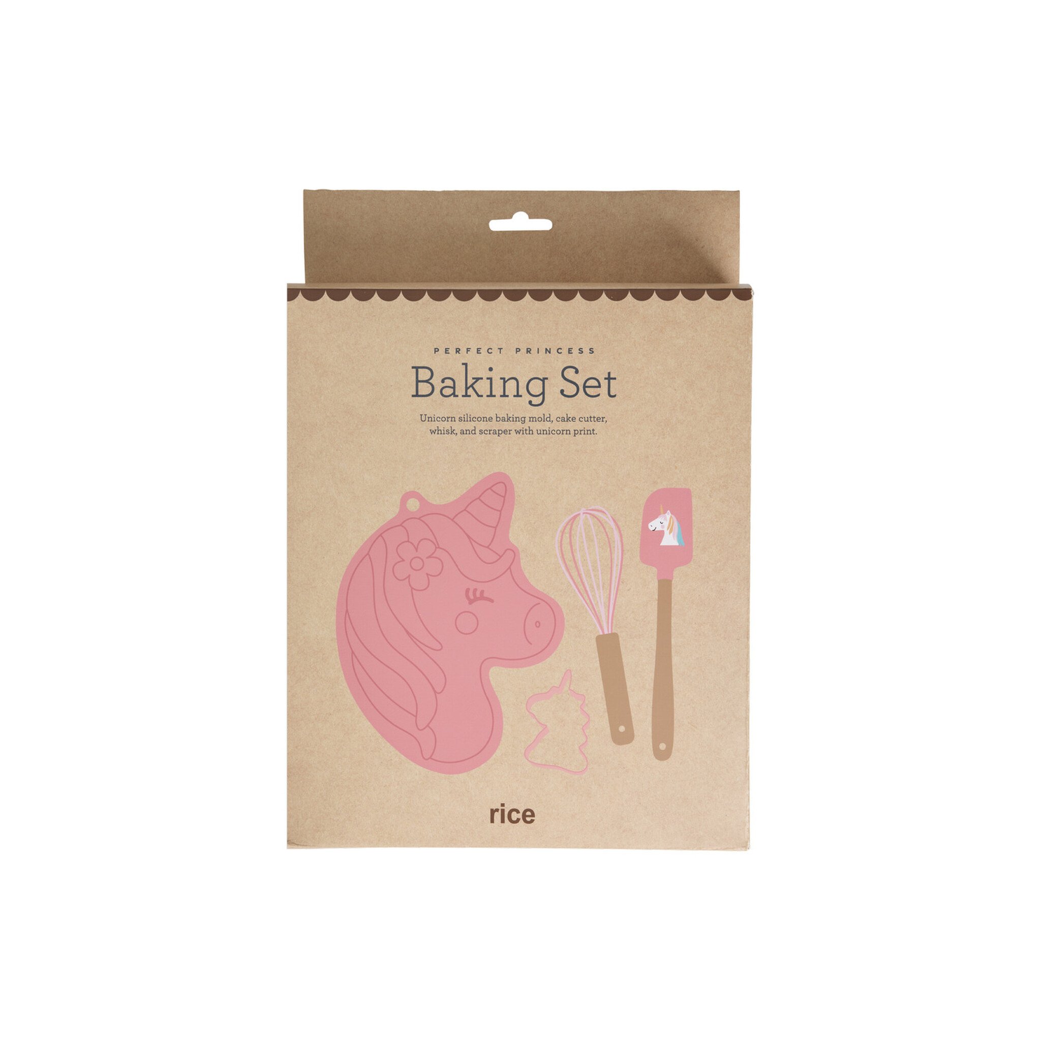 RICE Edelstahl Backset Unicorn Love 4-teilig