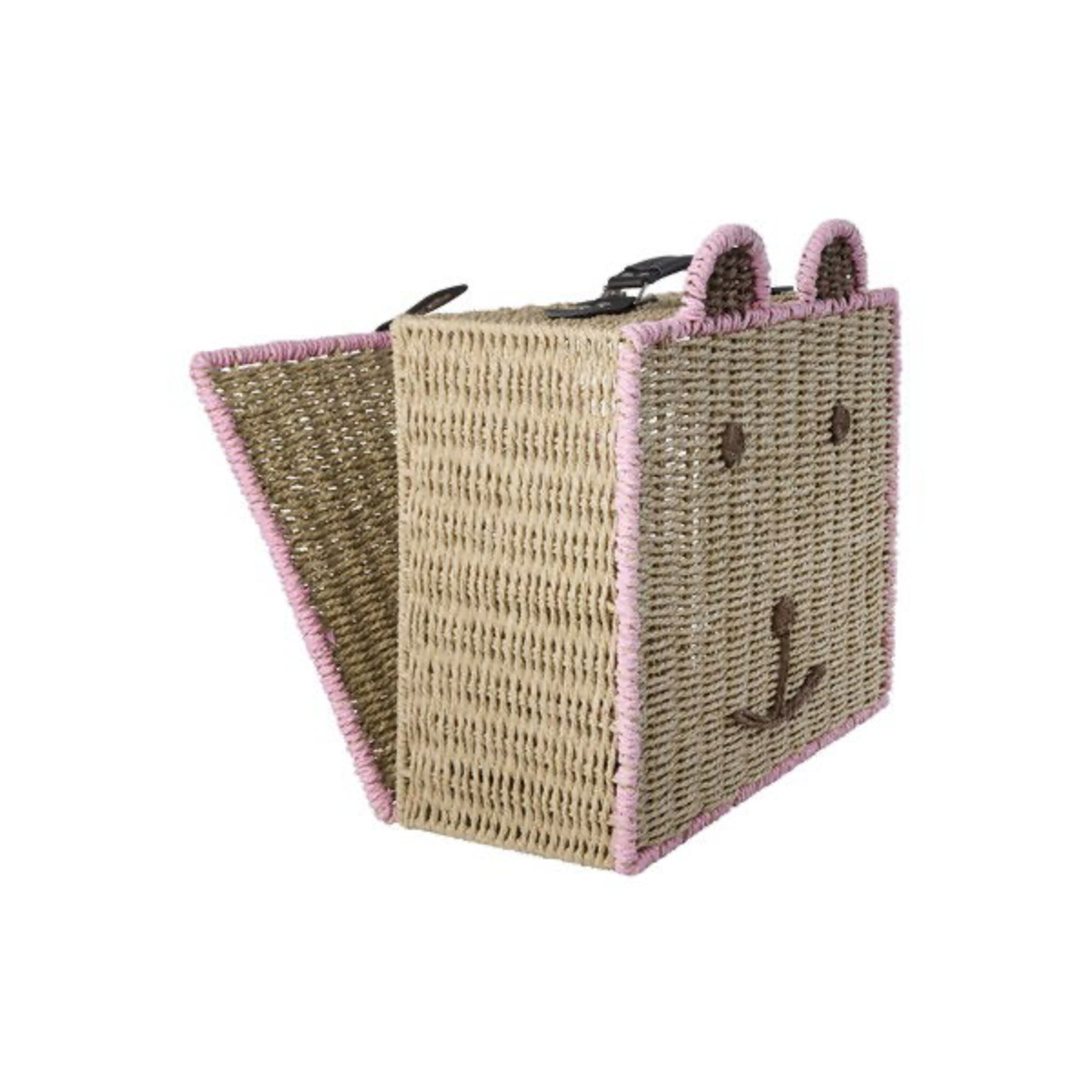 Bast Koffer Bär, pink 
