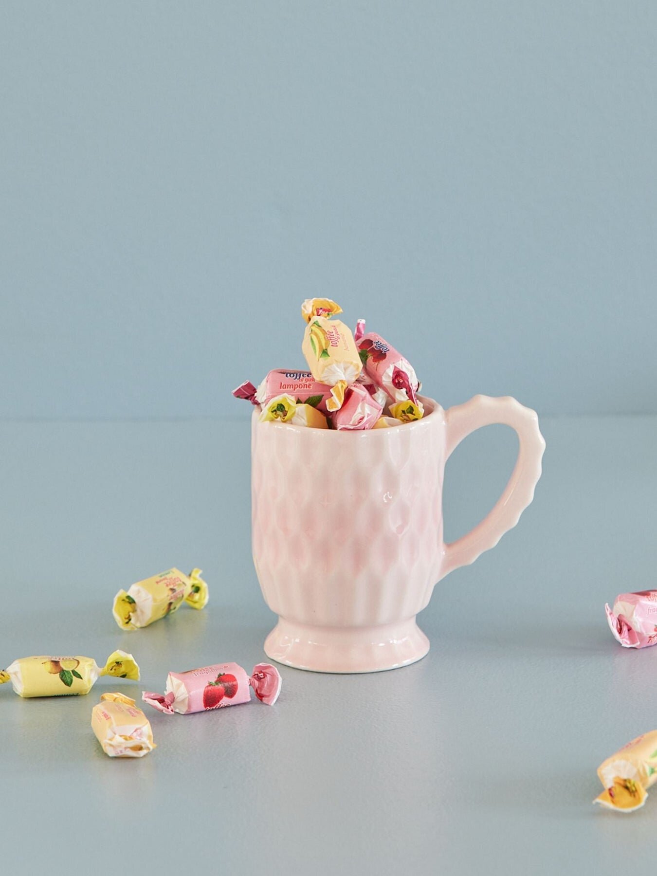 Keramik Becher, pink 