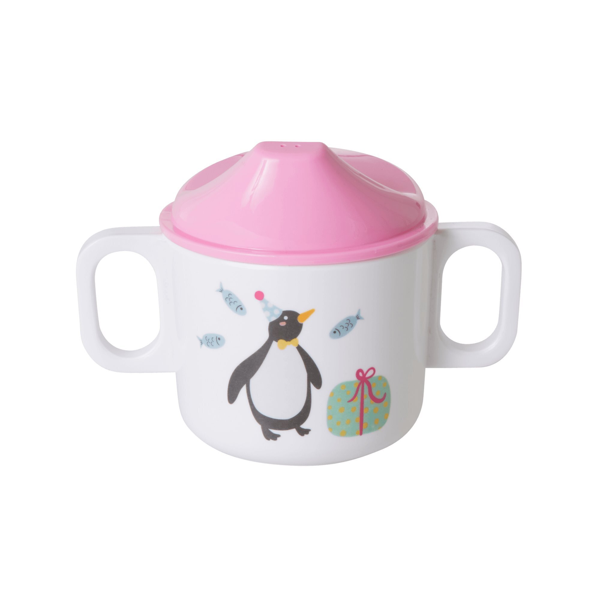 Melamin Babybecher Party Animal, pink 