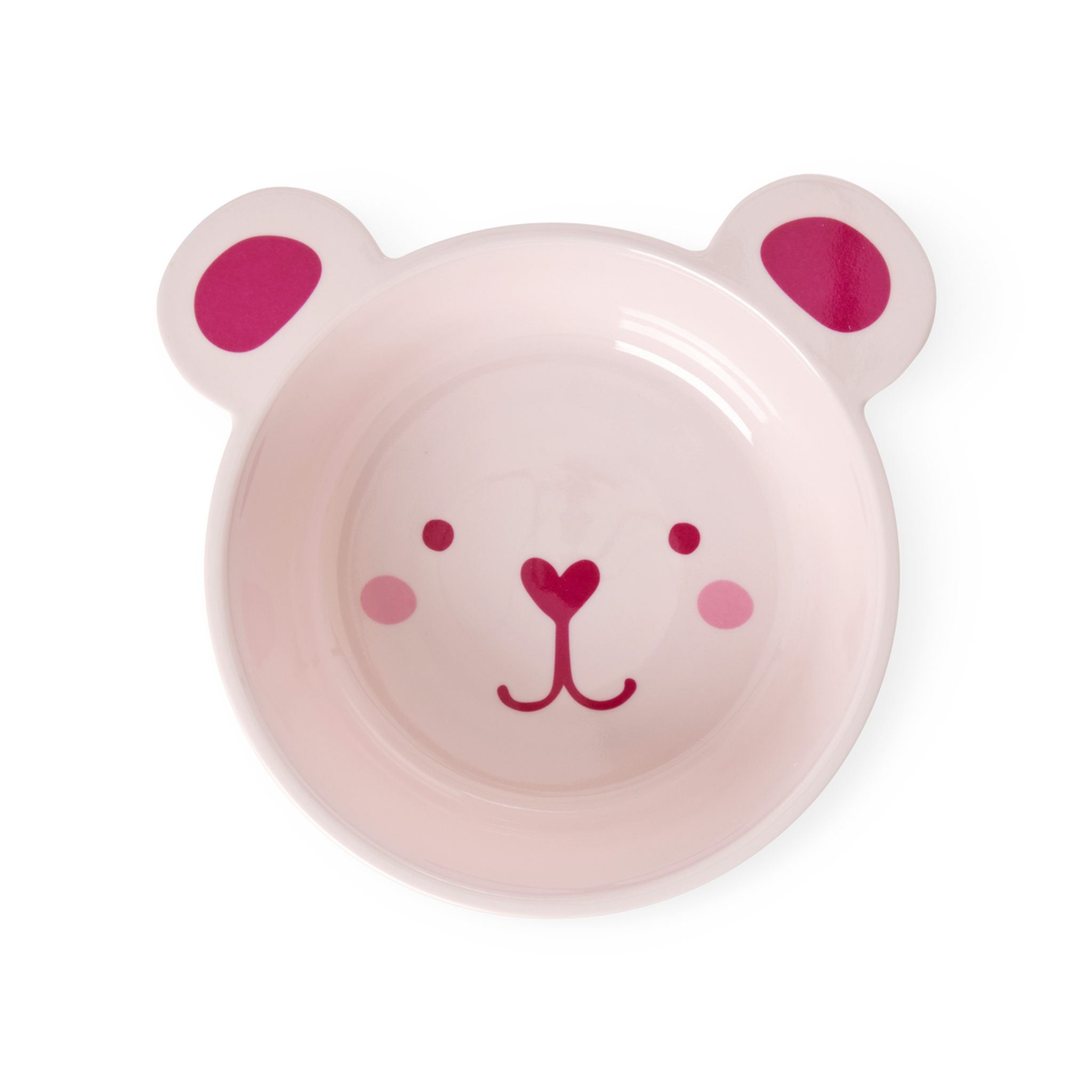 Melamin Bären Schüssel für Kinder, pink 