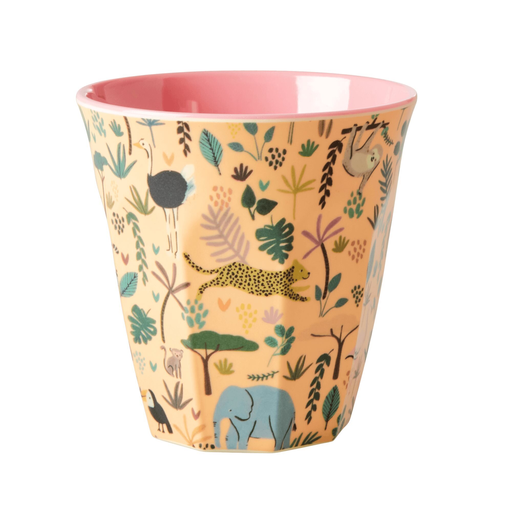 Melamin Becher 6er-Set Funky Prints Pink, diverse Medium: L33 x B9 x H13 cm