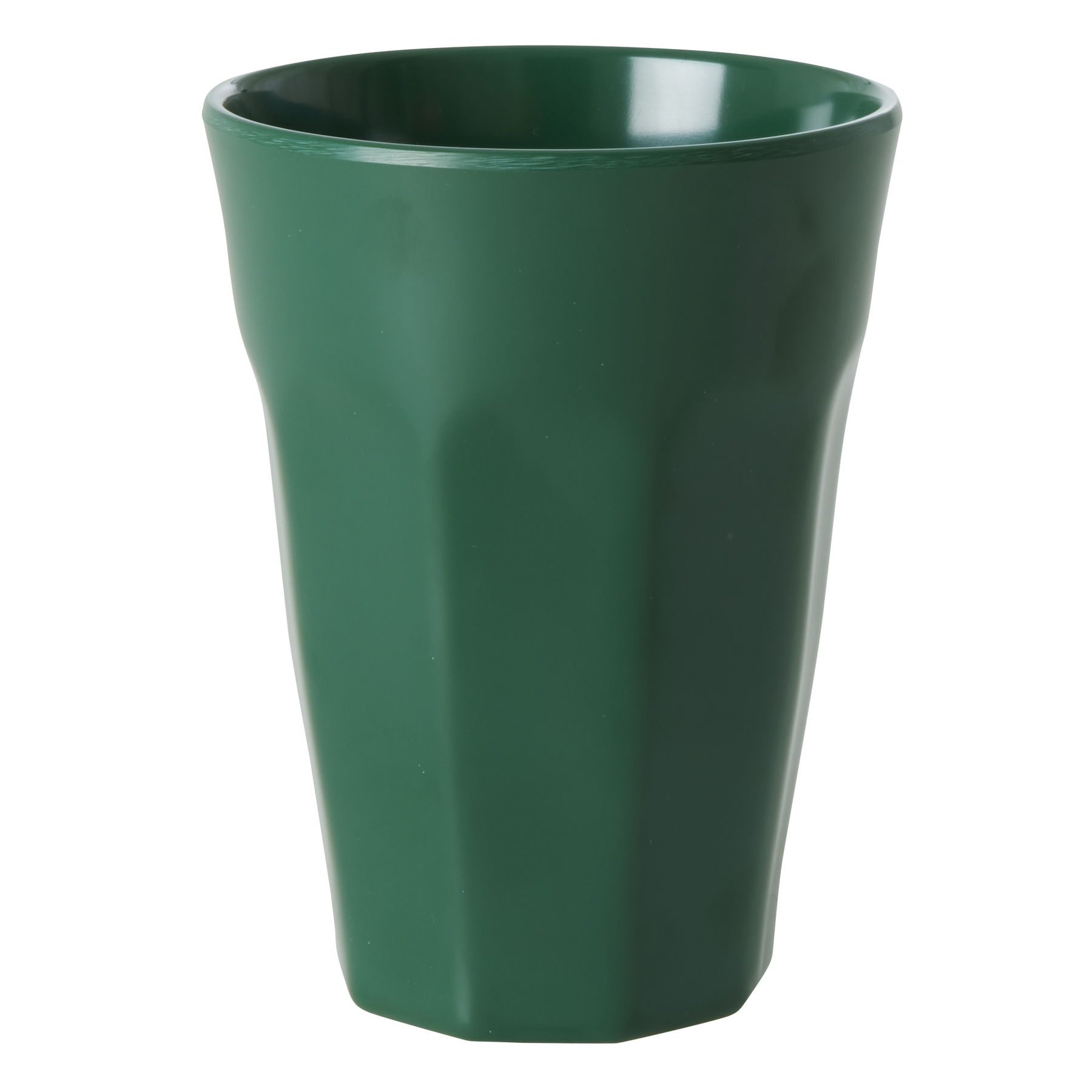 Melamin Becher groß einfarbig, dunkelgrün 
