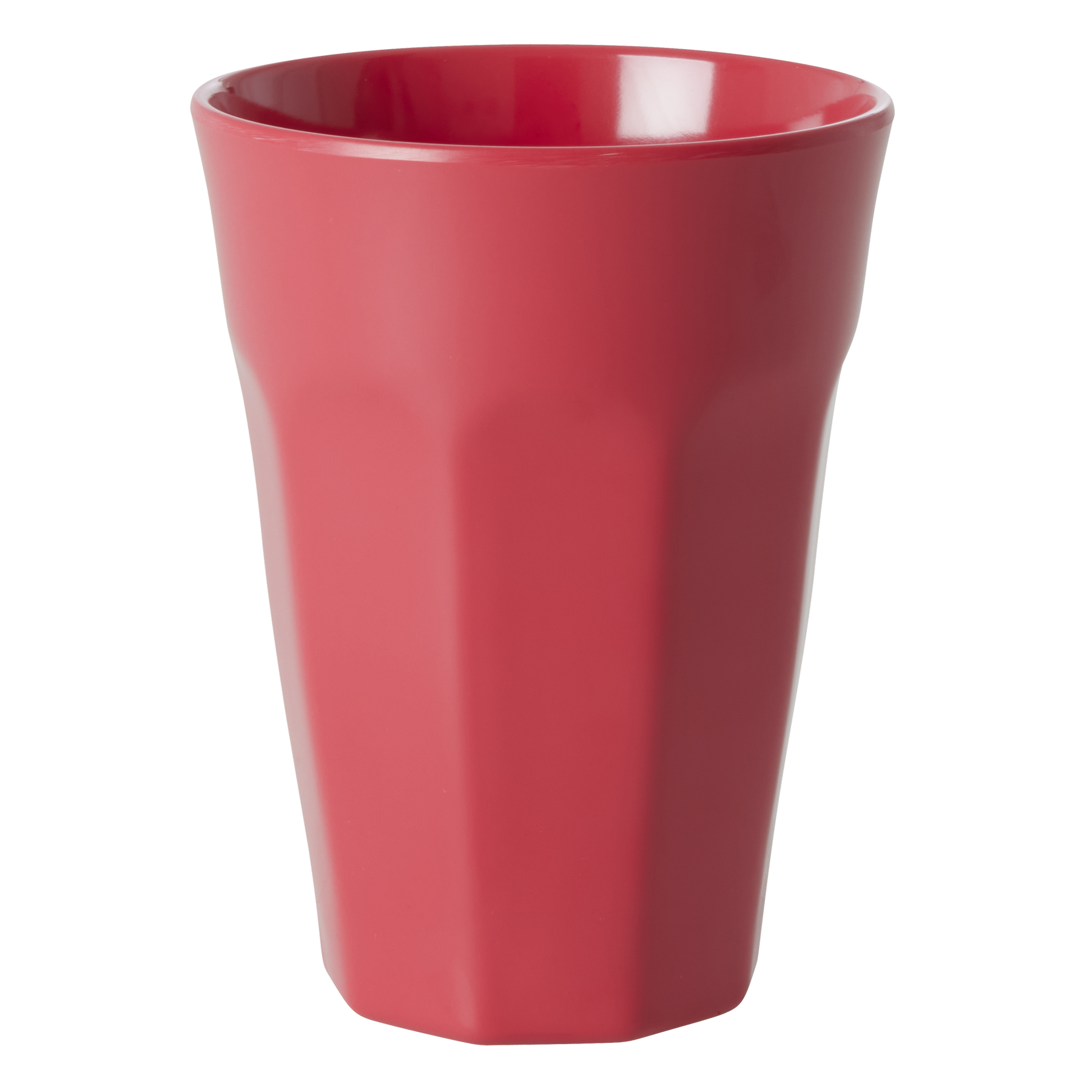 Melamin Becher groß einfarbig, rot 