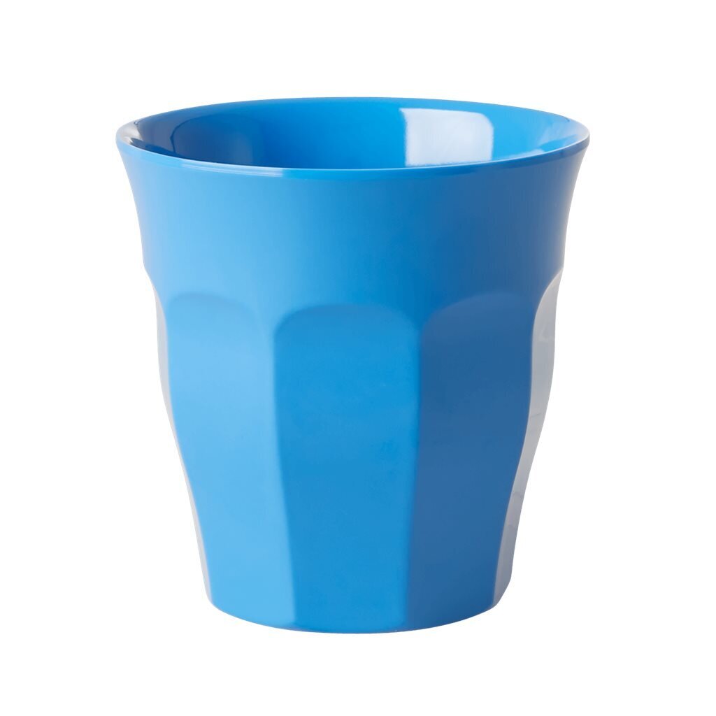 RICE Melamin Becher Medium einfarbig, ocean blue 