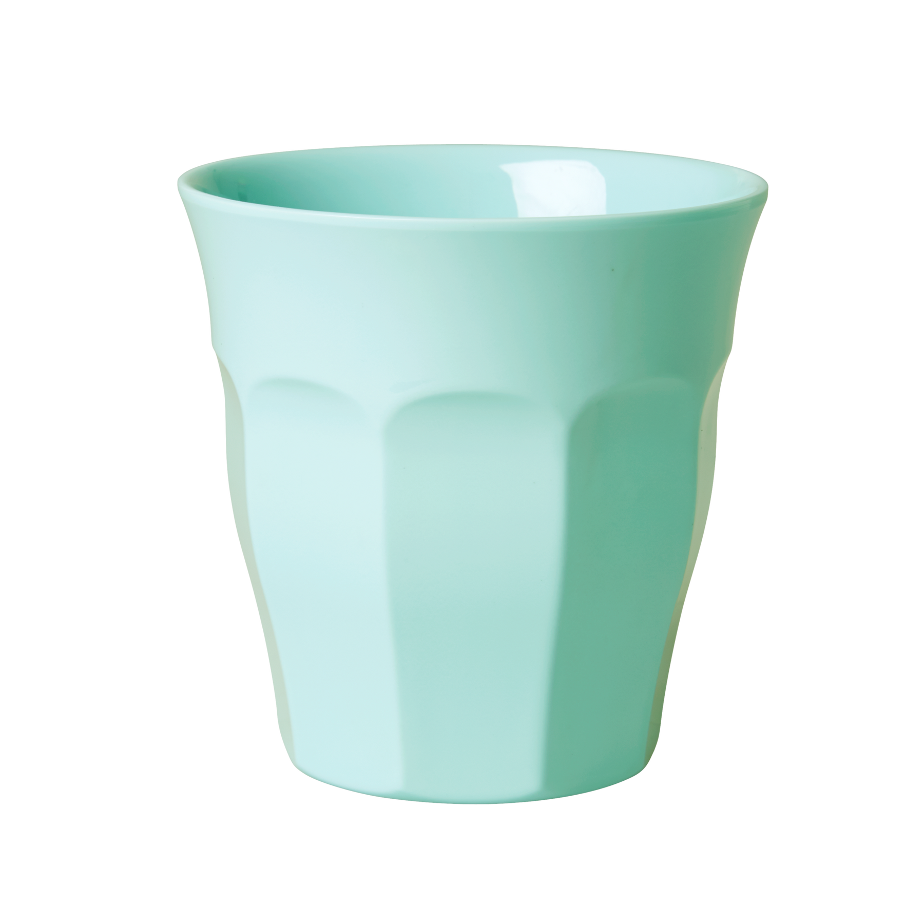 RICE Melamin Becher Medium einfarbig, dark mint 