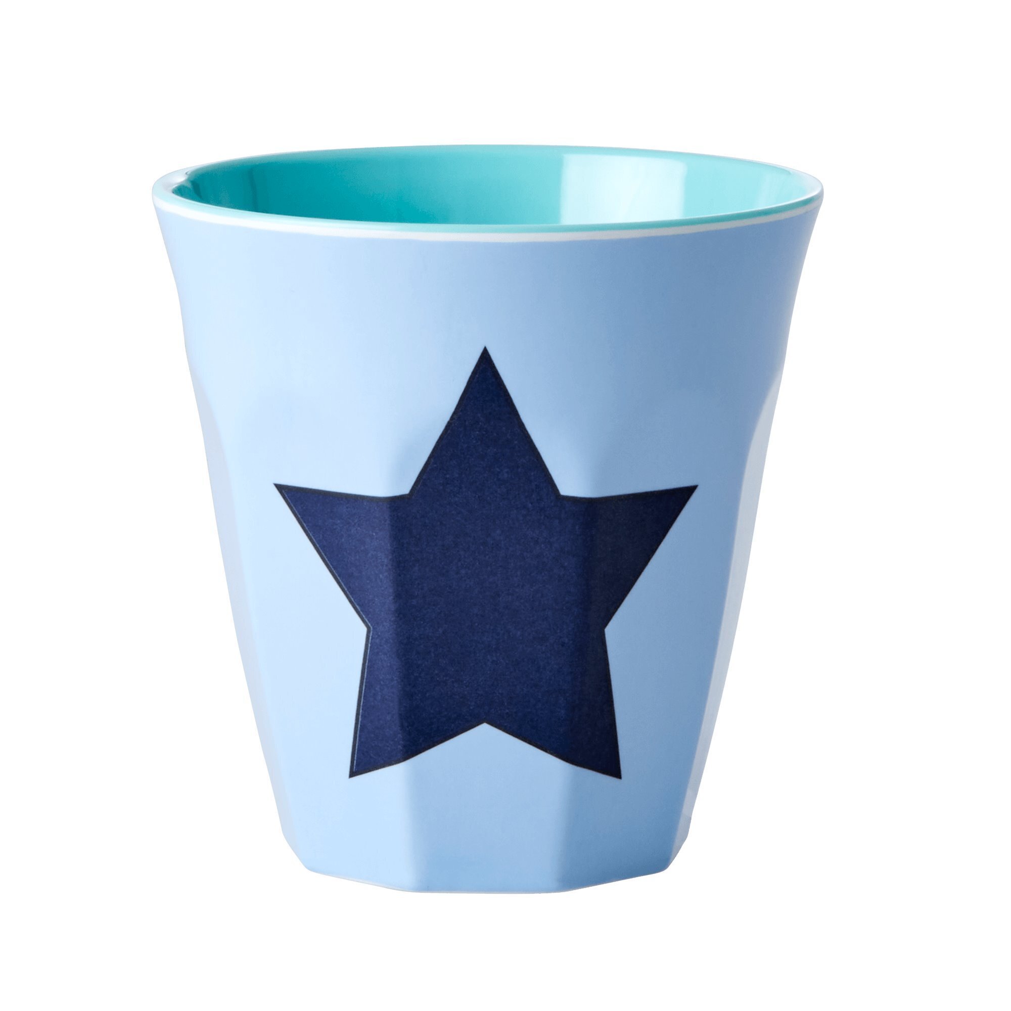 Melamin Becher Star, blau 