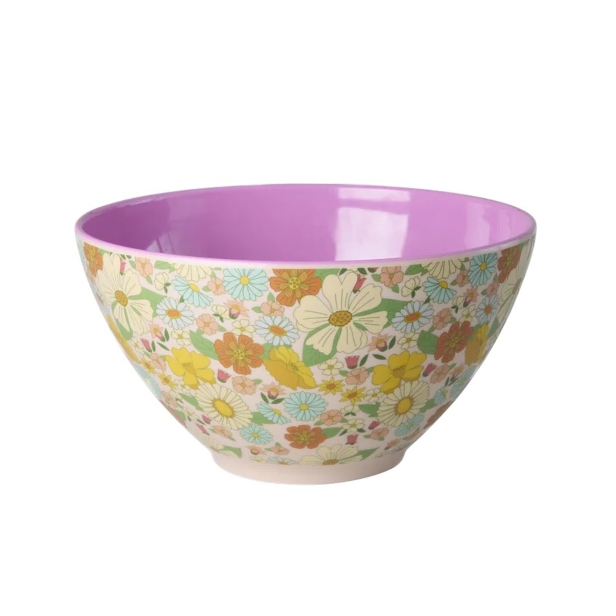 RICE Melamin Salatschüssel, pink 