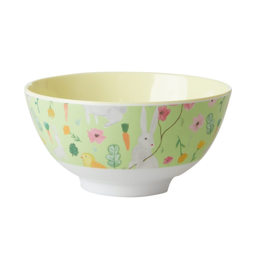 Melamin Schüssel Easter, apfelgrün Ø15 x H7cm