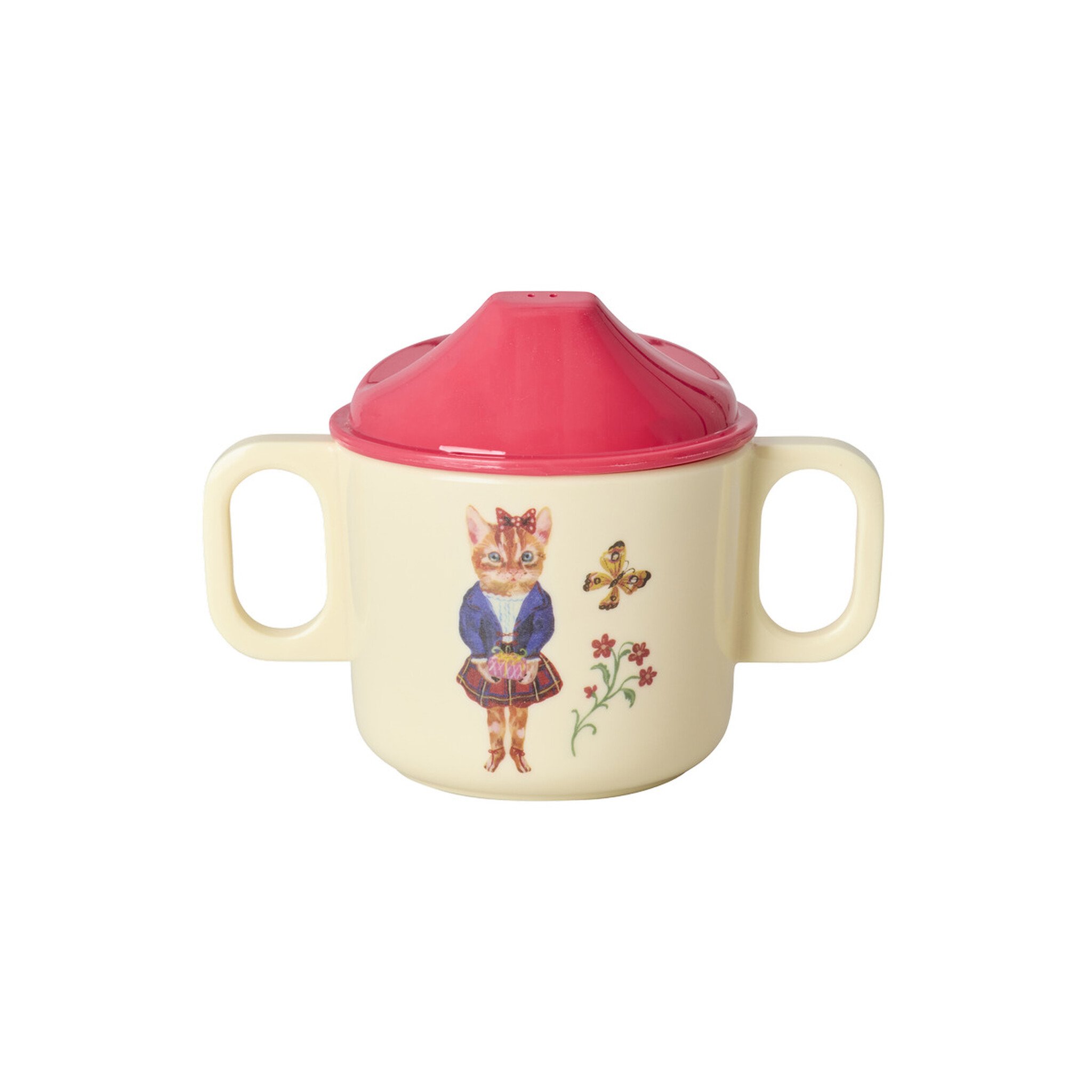 RICE Melamin Baby-Geschirrset Nathalie Lété 4-teilig