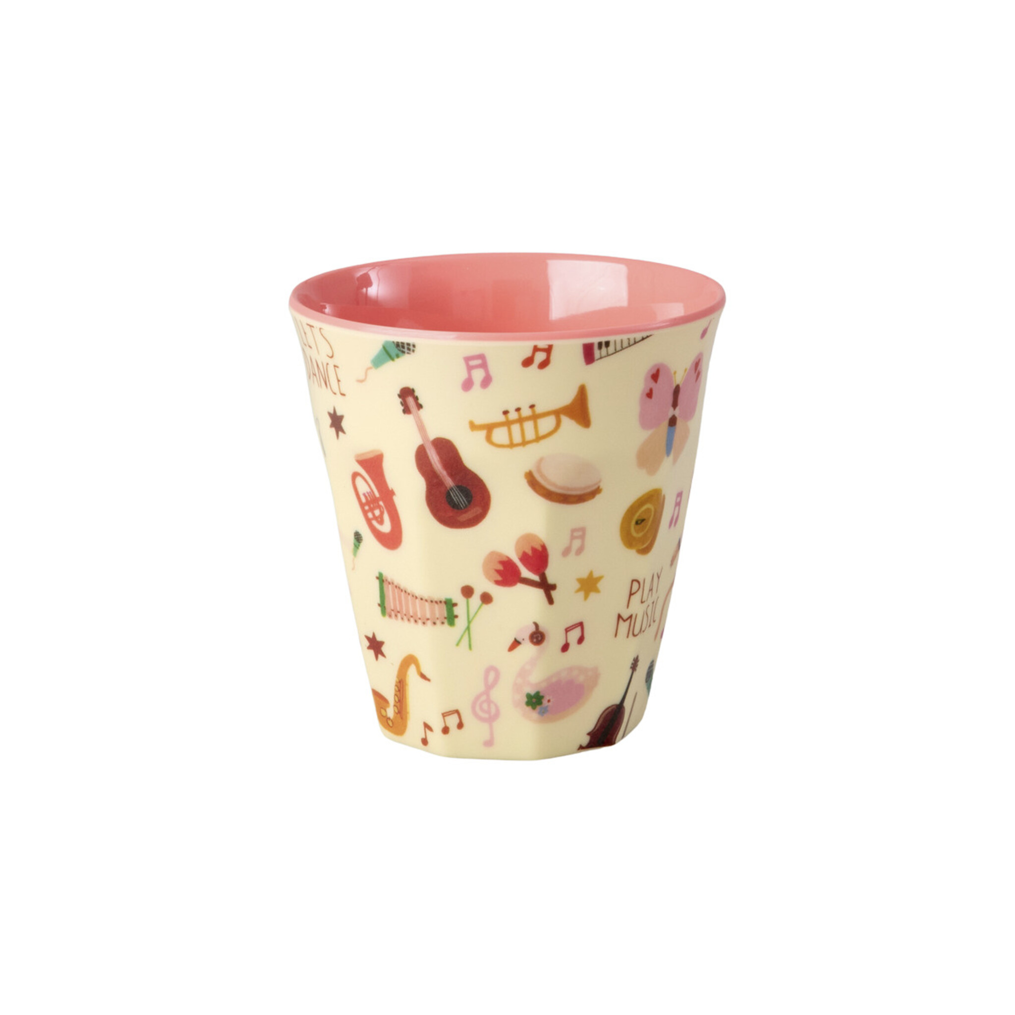 Melamin Kinderbecher Music Band - Small, pink 