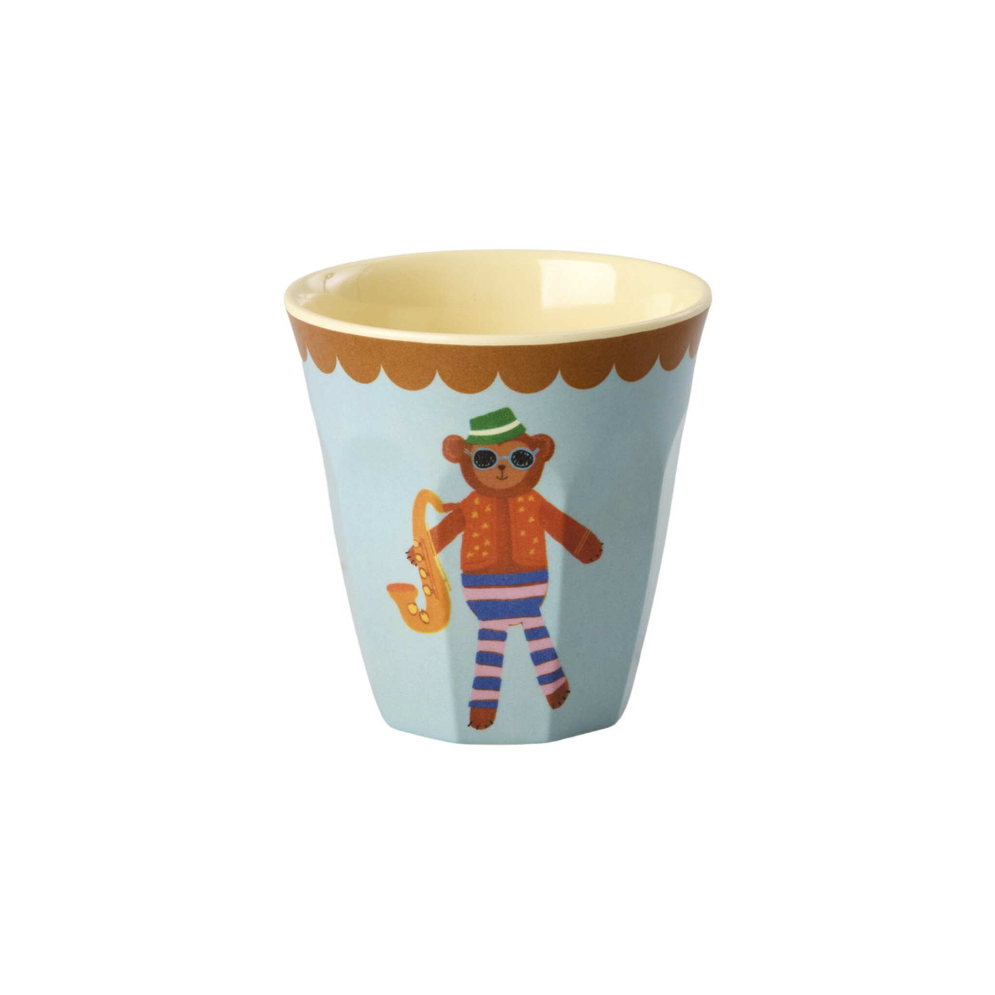 Melamin Kinderbecher Music Band Small 6er-Pack, blau 