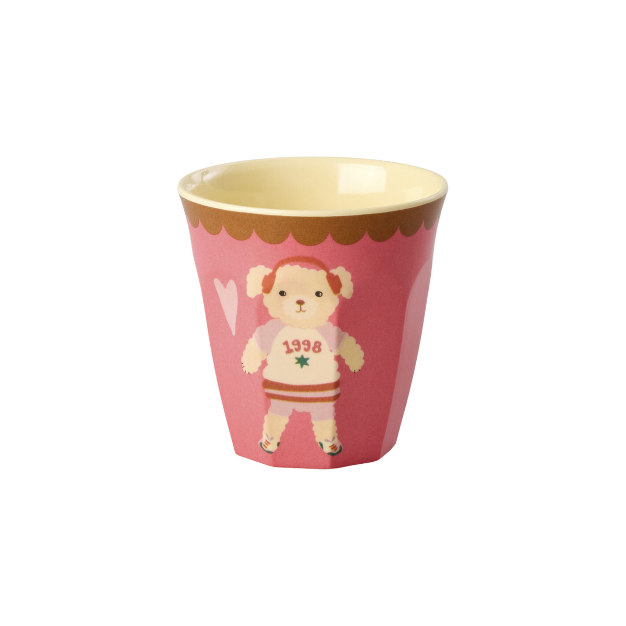 Melamin Kinderbecher Music Band Small 6er-Pack, pink 