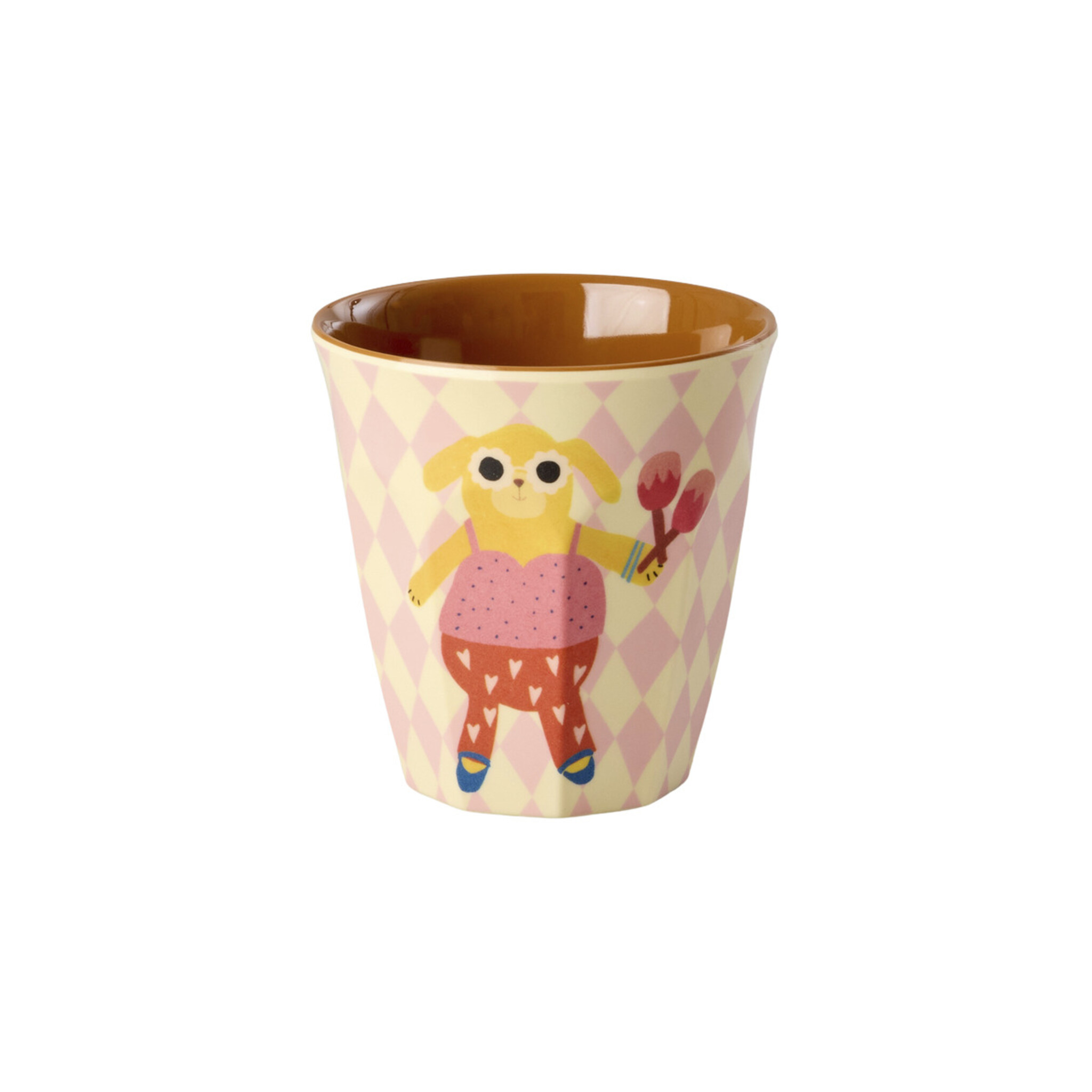 Melamin Kinderbecher Music Band Small 6er-Pack, pink 