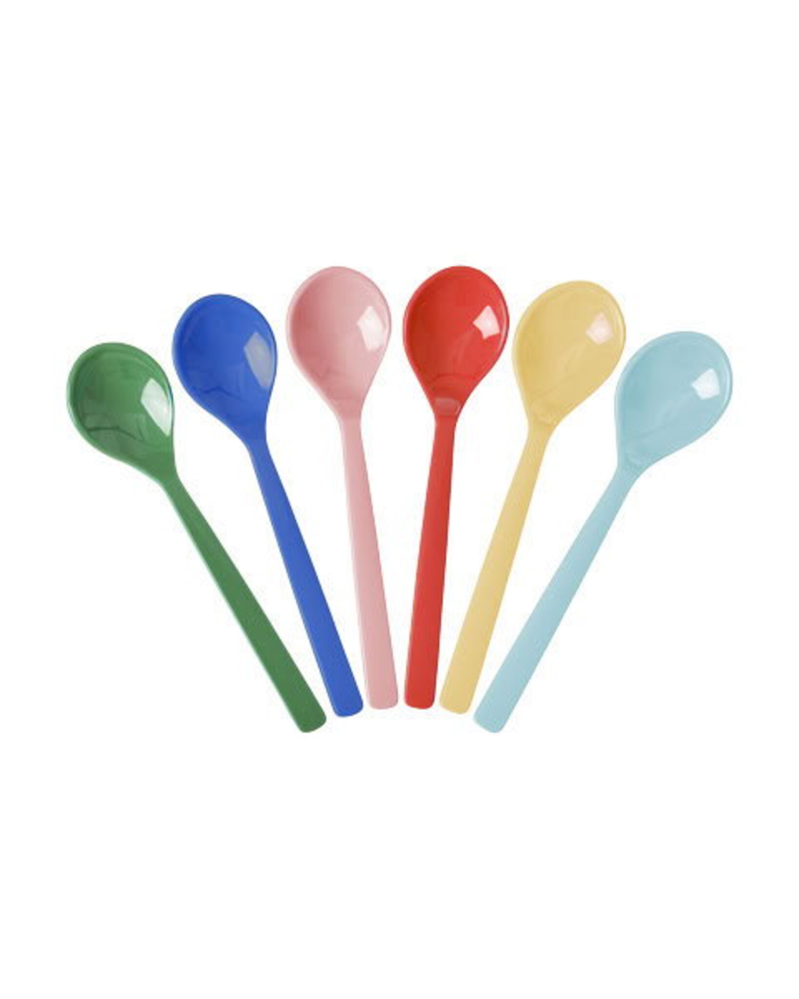 Melamin Teelöffel-Set bunt – 6 Stück, bunt 