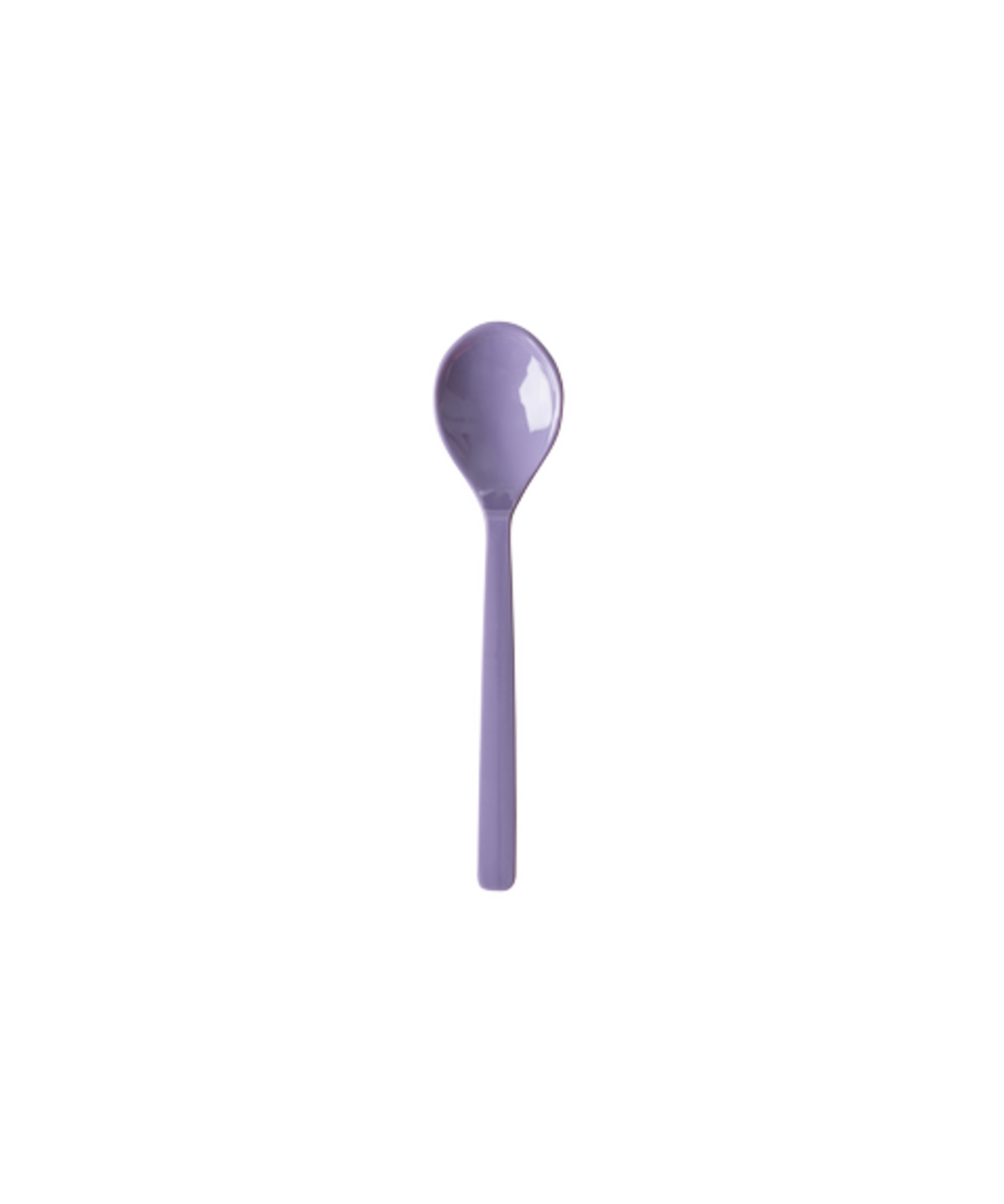RICE Melamin Teelöffel Set – 6er-Pack in bunten Unifarben, bunt 