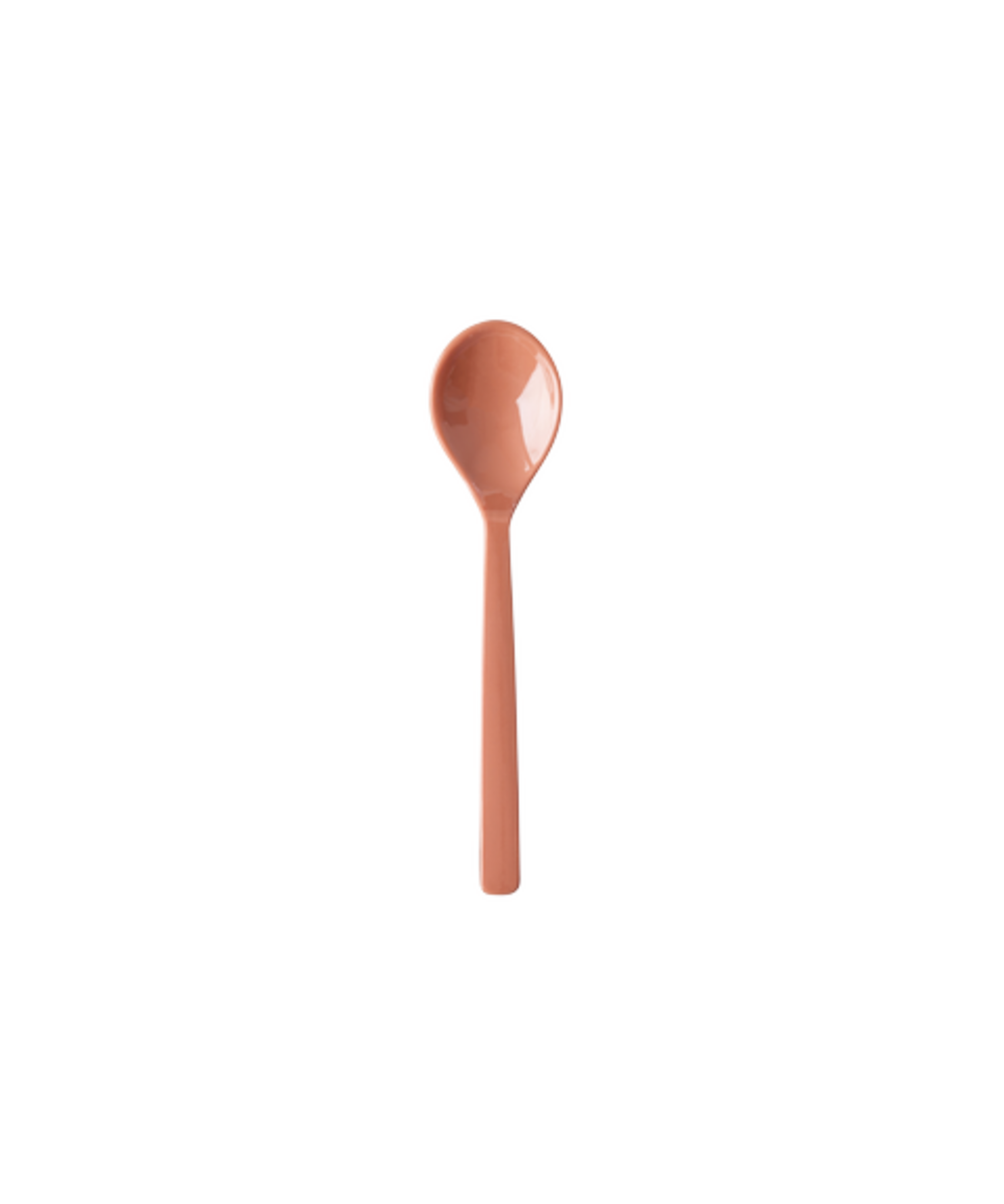 RICE Melamin Teelöffel Set – 6er-Pack in bunten Unifarben, bunt 