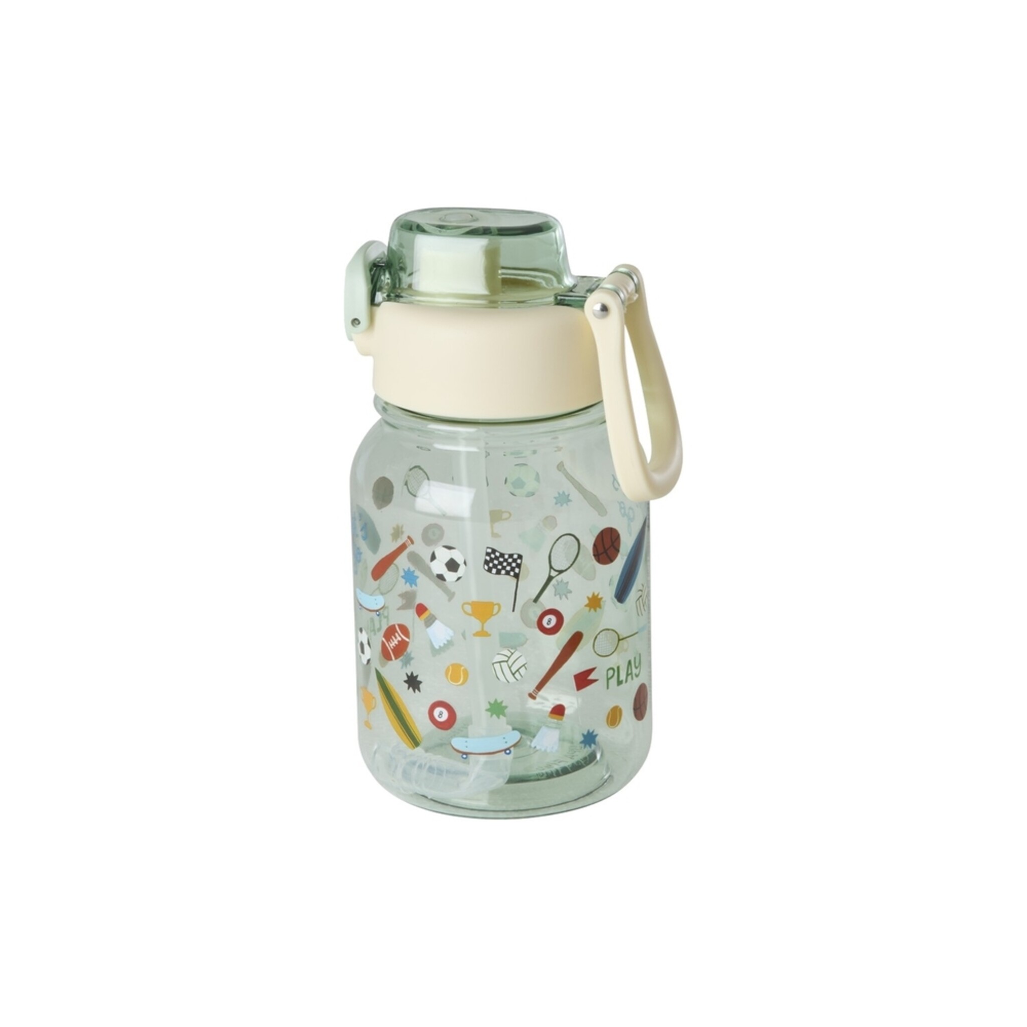 RICE Kinder-Trinkflasche Sports aus Tritan, grün 