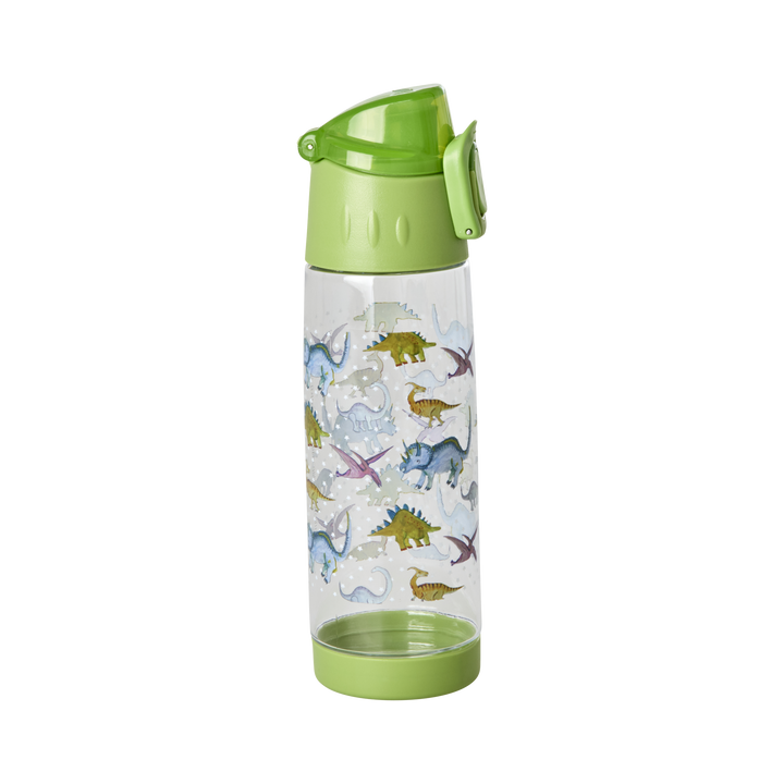 Plastik Flasche New Dino Print, grün 