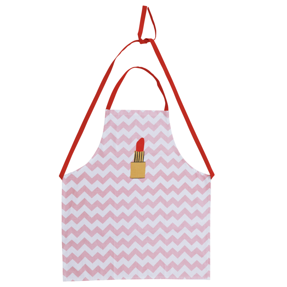 RICE Schürze, pink 