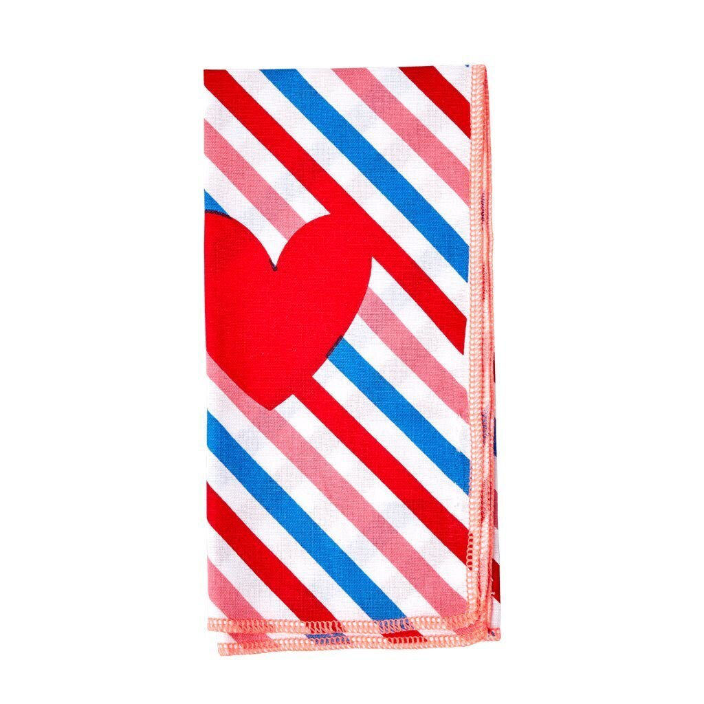 Stoffserviette Candy Stripes, pink 