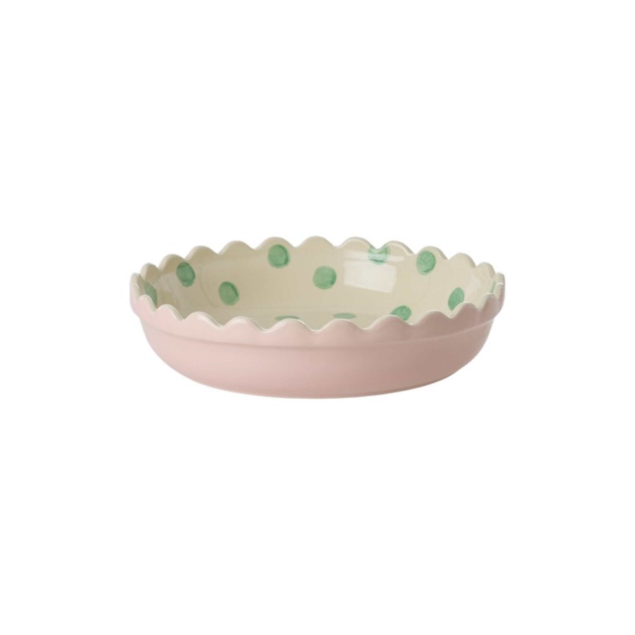 RICE Runde Auflaufform Kuchenform Small, rosa 
