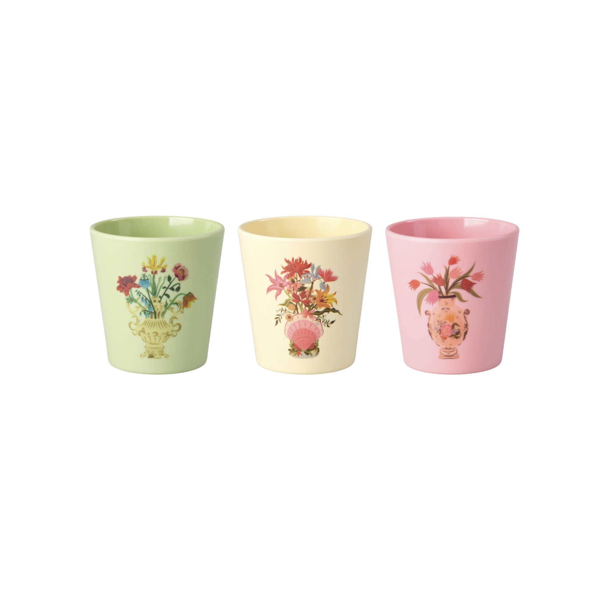 Melamin Sushi-Becher im 3er-Set mit China-Prints, diverse 