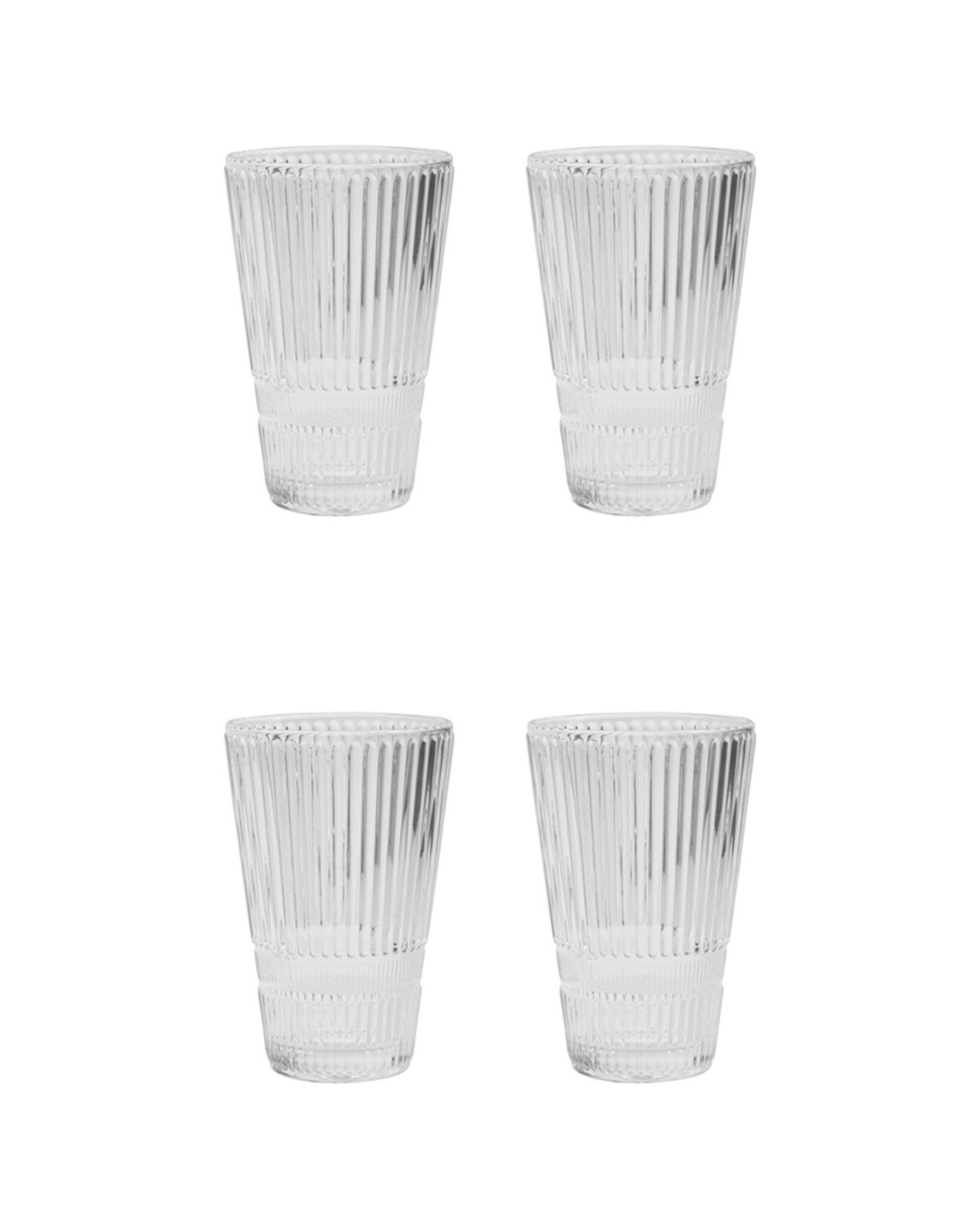 Bierglas HDSlots 4er Set, klar 