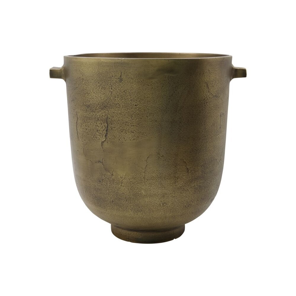 Blumentopf Foem, messing Höhe 28 cm, ∅ 25 cm
