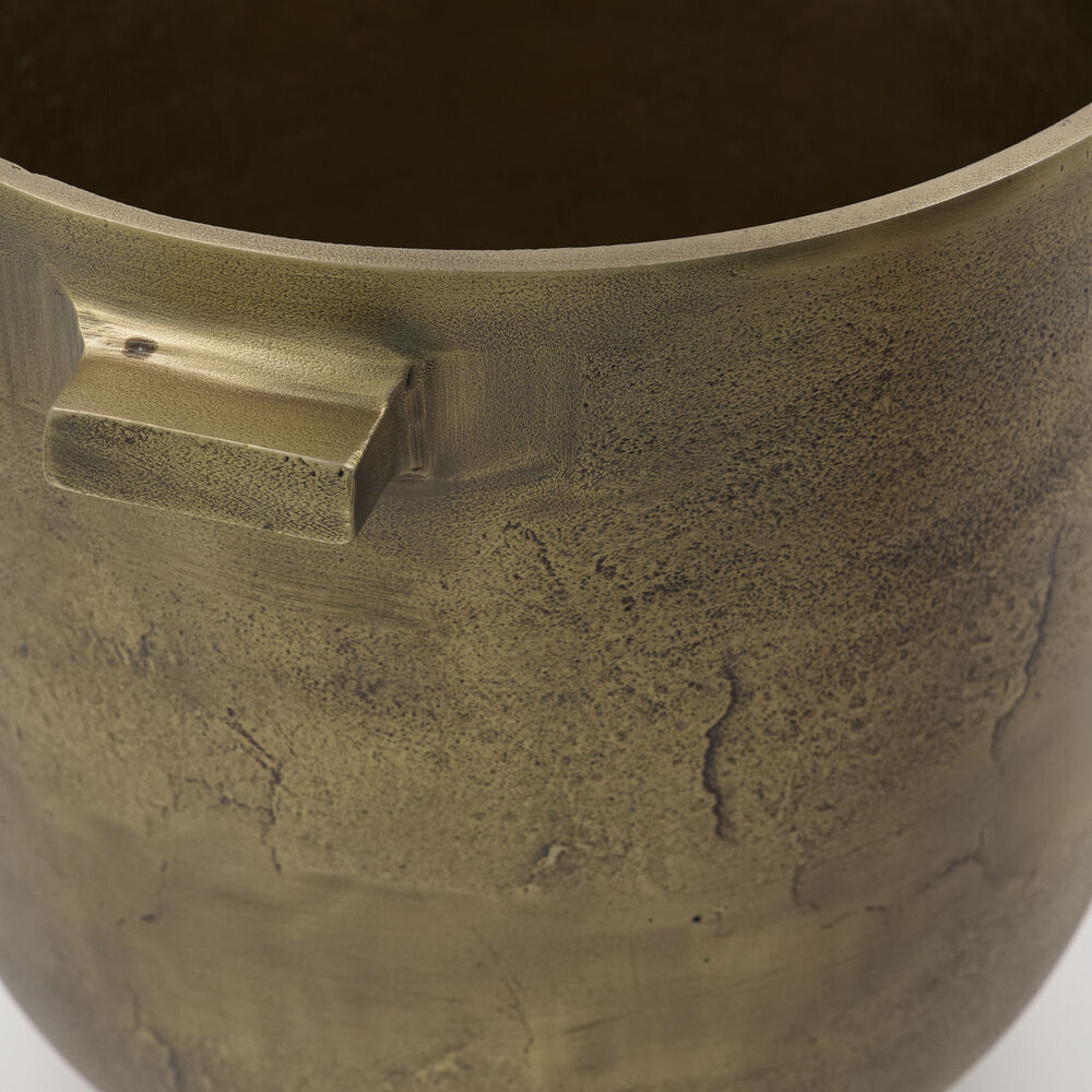 Blumentopf Foem, messing Höhe 28 cm, ∅ 25 cm