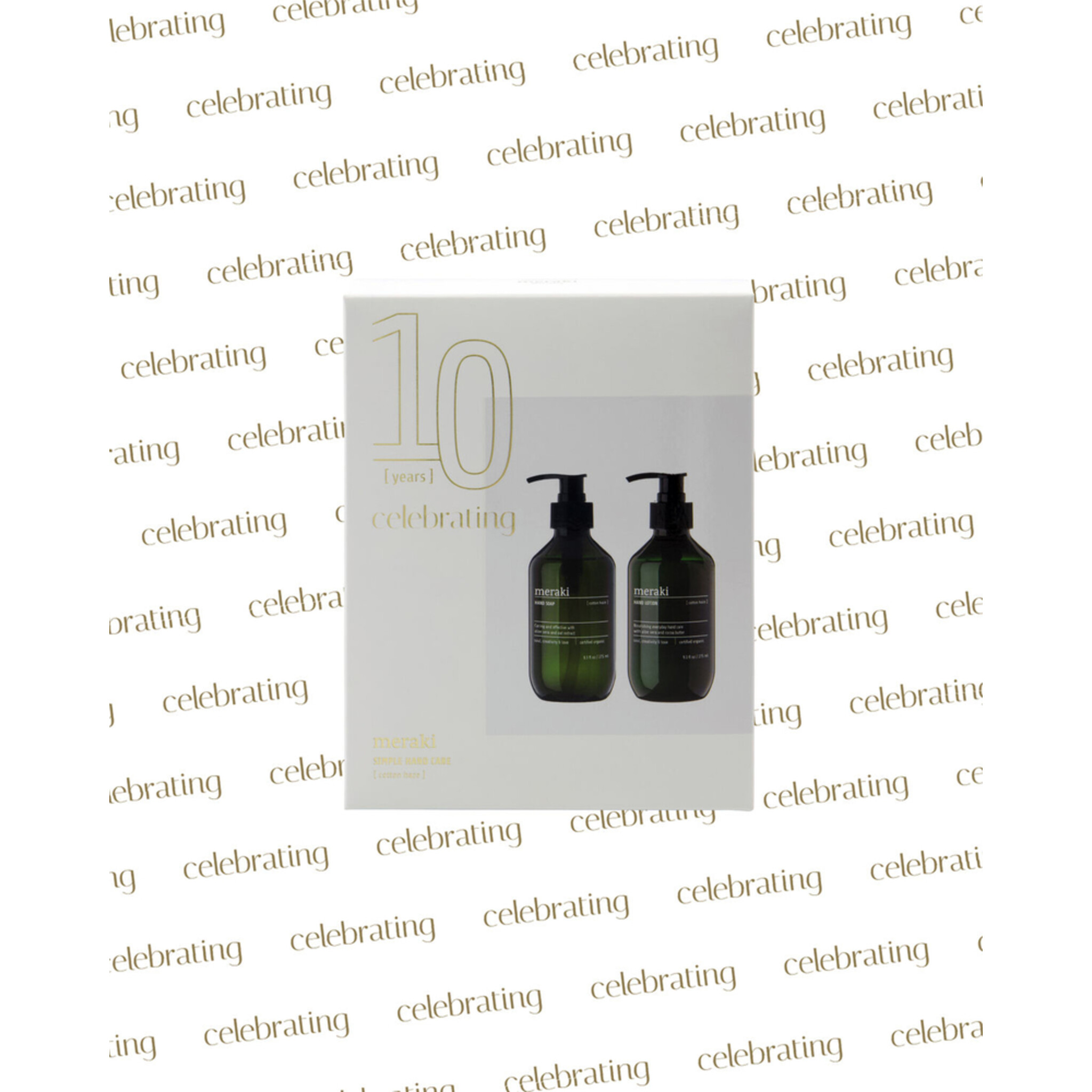Geschenkbox Cotton Haze Handseife und Handlotion, weiss 