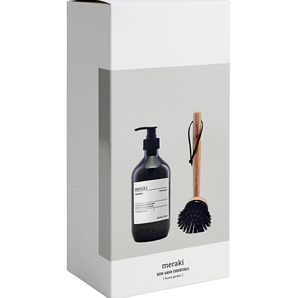 Geschenkbox, Geschirrspülmittel mit Bürste,  490ml