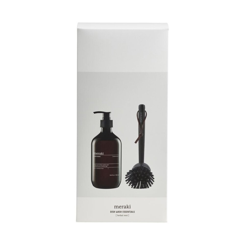 Geschenkbox, Geschirrspülmittel mit Bürste,  490ml