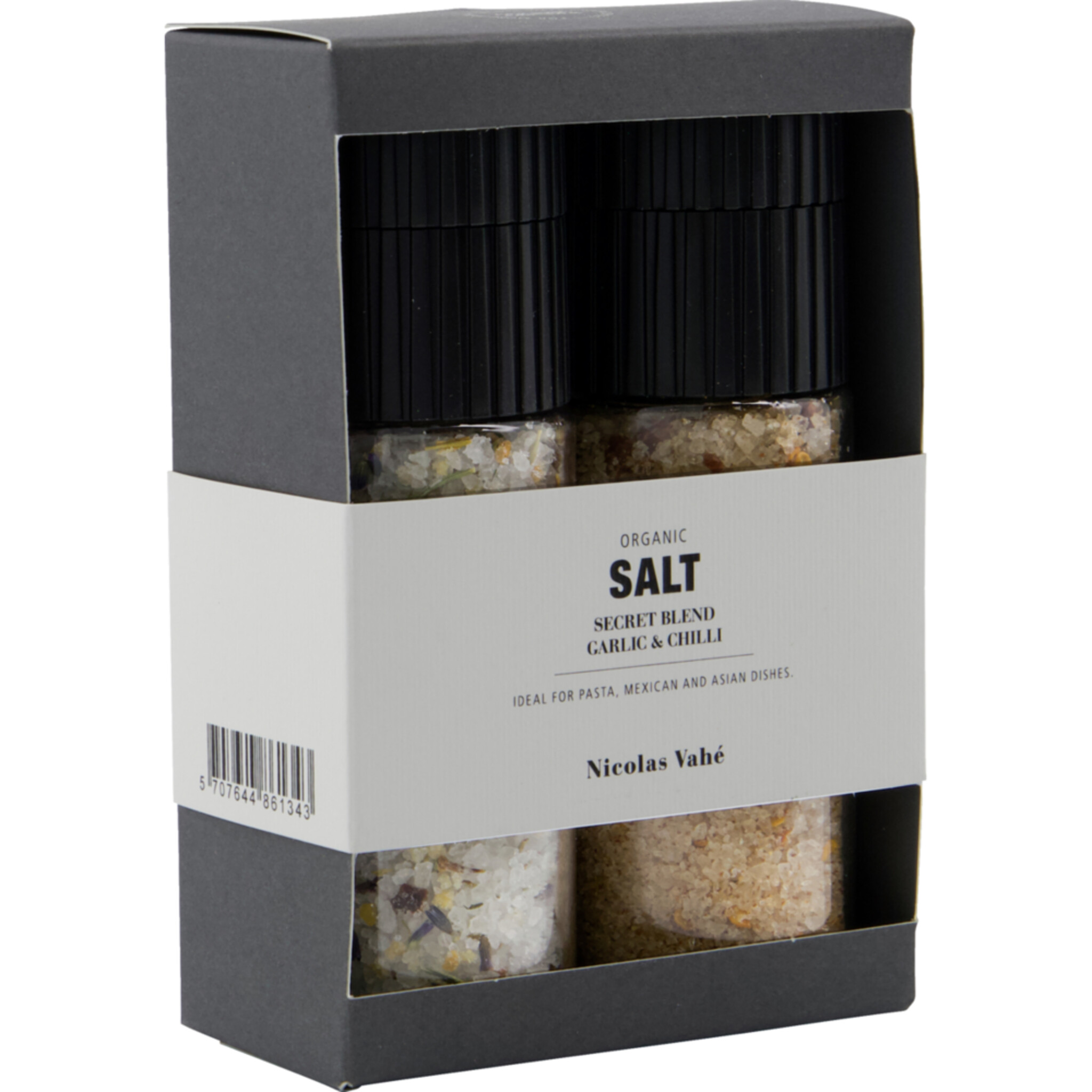 Geschenkbox Nicolas Vahé Secret Blend Salz, Garlic, Chilli,  2 x 115 g