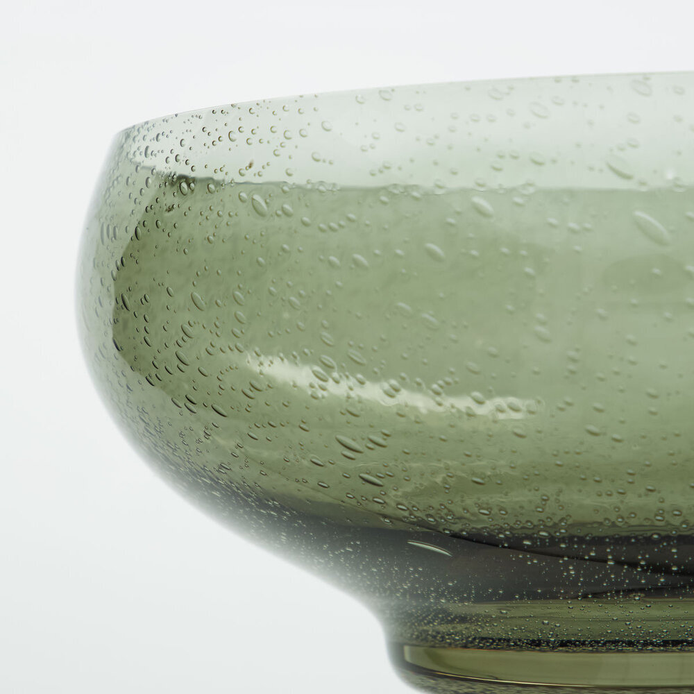 Glas Schüssel Rain, Grün, grün 