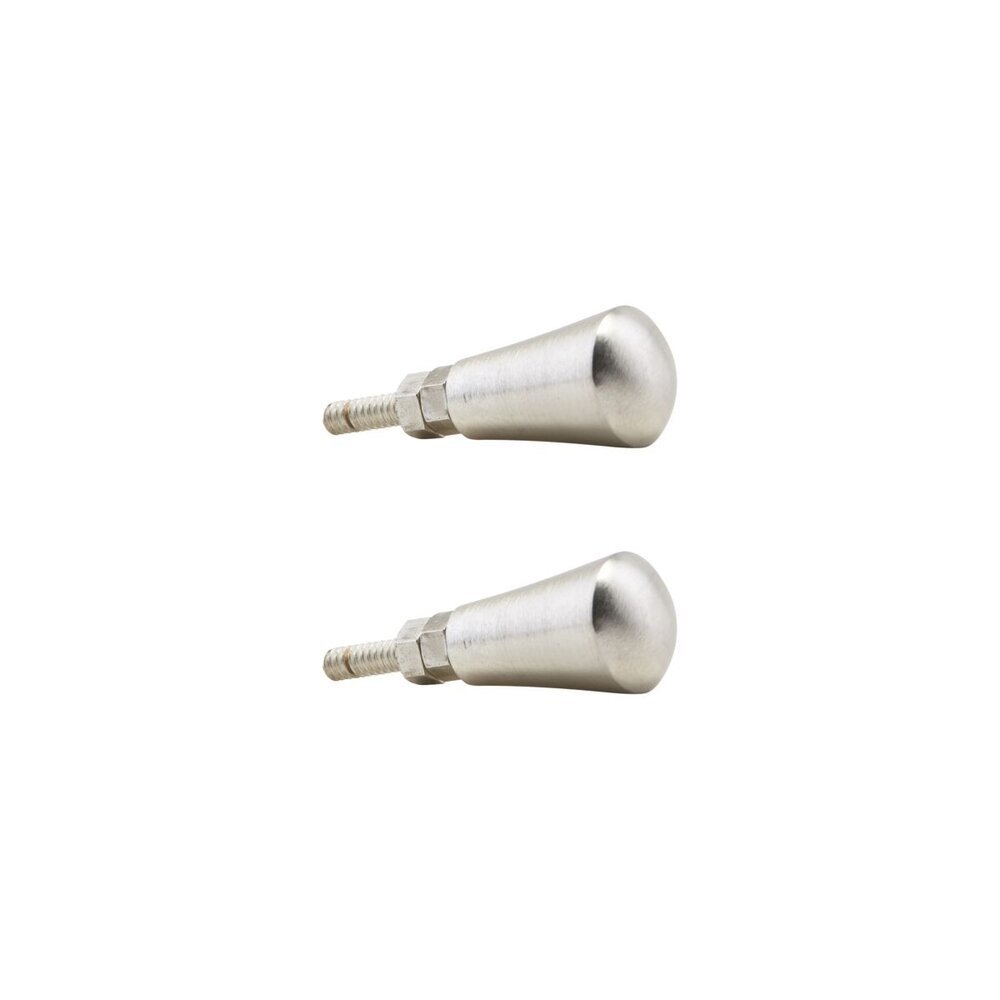 Griff Knop 2er Set, silber 