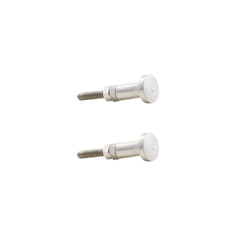 Griff Knop rund 2er Set, silber Länge 4,5 cm, ∅ 1,5 cm